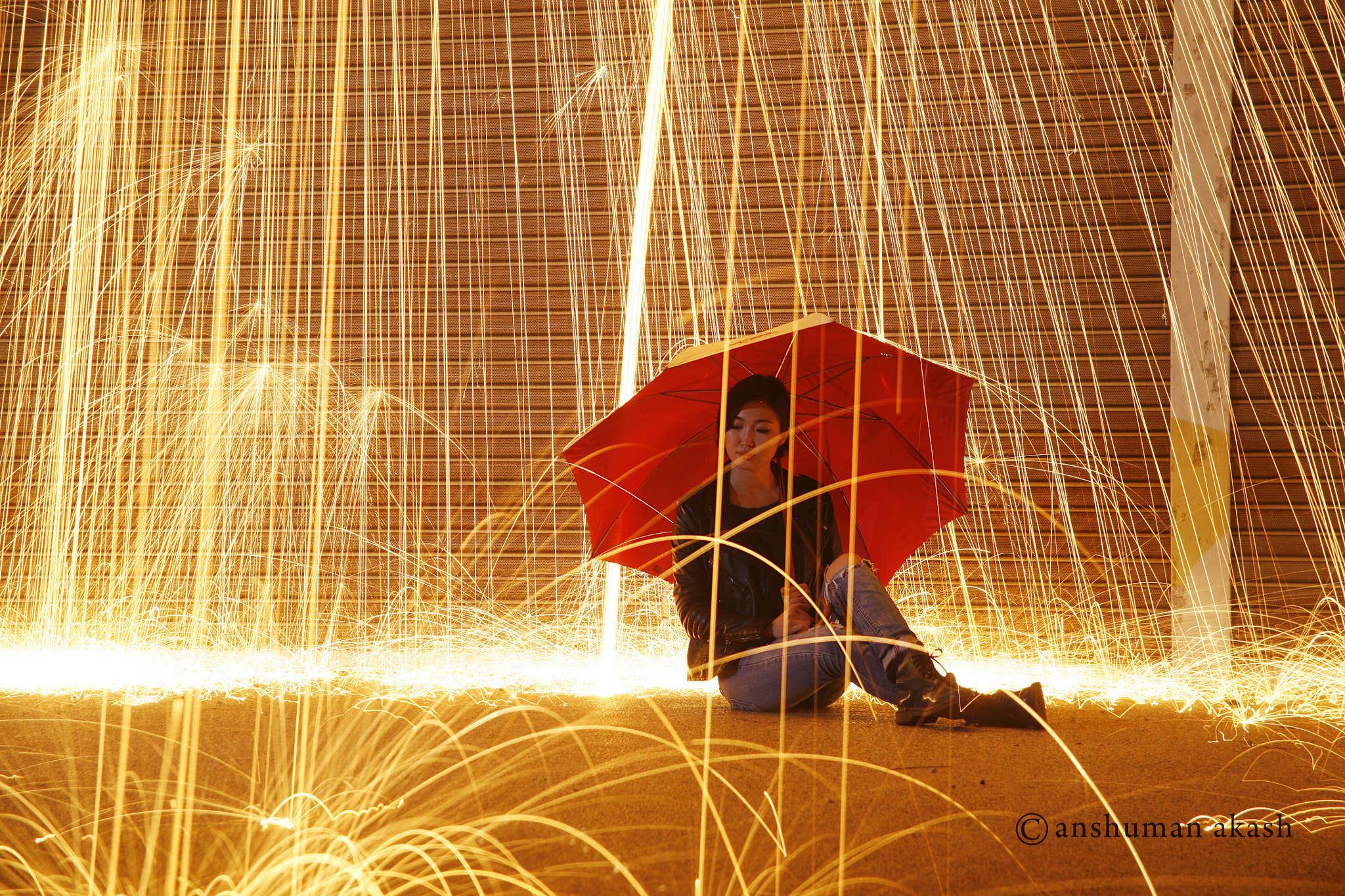 Canon EF 24-85mm F3.5-4.5 USM sample photo. Fire rain 1 photography