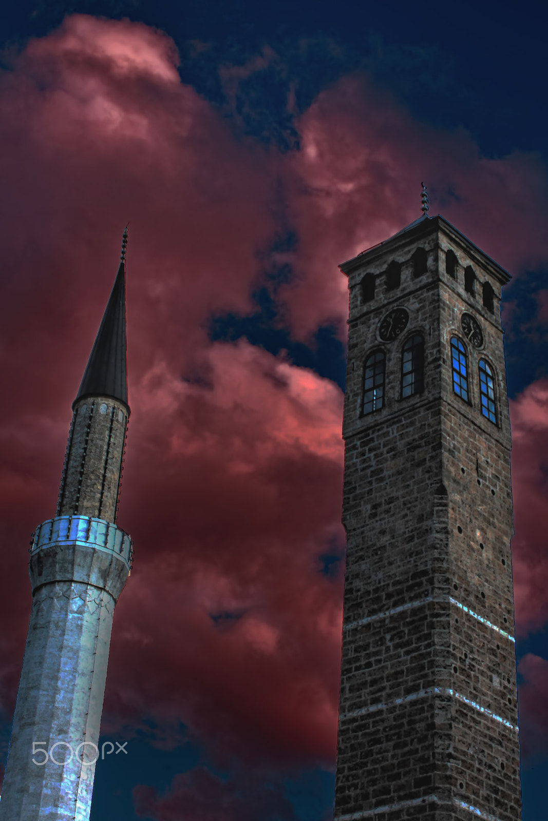 Canon EF 28-80mm f/3.5-5.6 sample photo. Red clouds of time photography