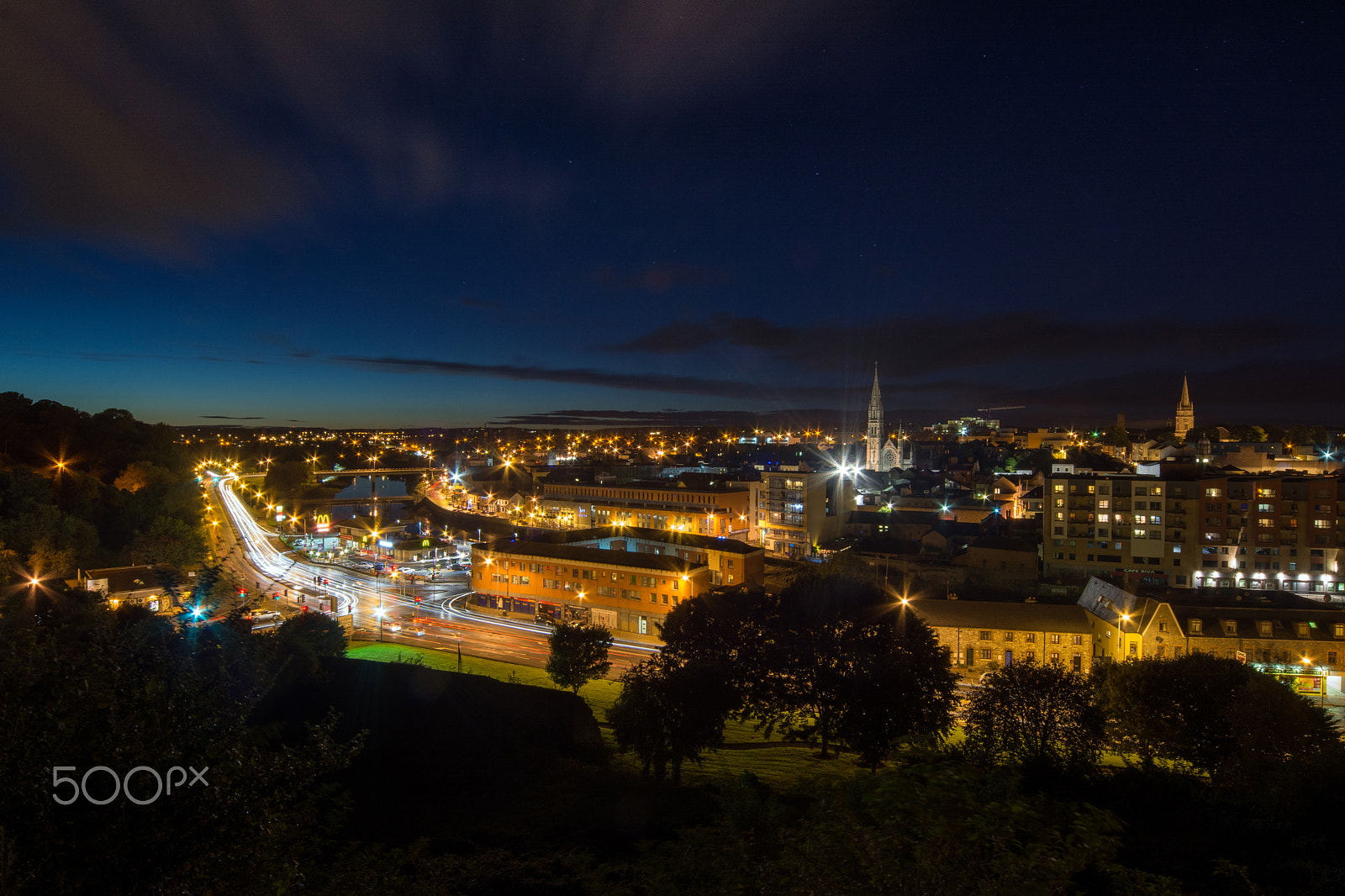 Sigma 12-24mm F4.5-5.6 EX DG Aspherical HSM sample photo. Drogheda at twilight photography