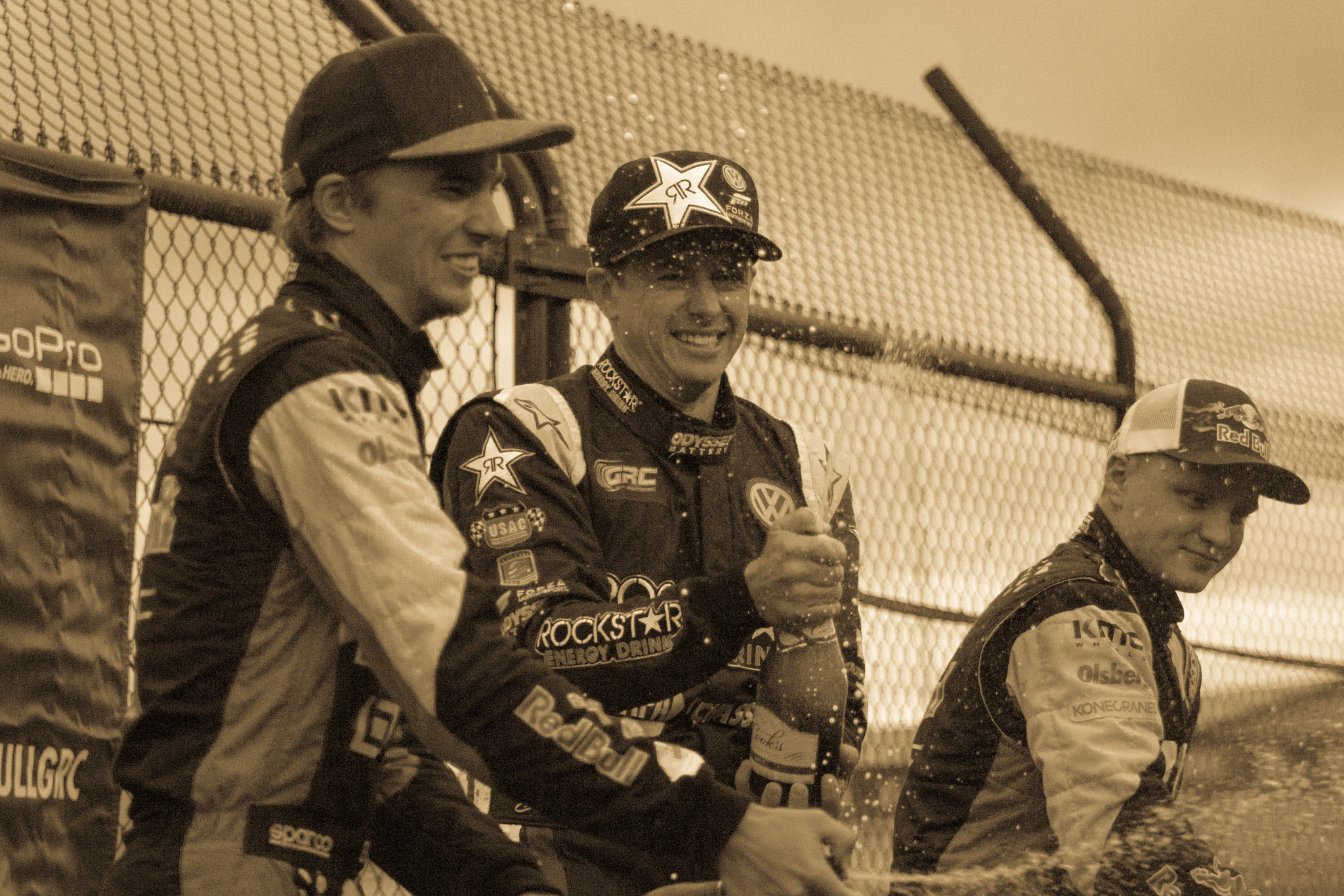 Canon EF 75-300mm f/4-5.6 USM sample photo. Red bull grc champagne celebration photography