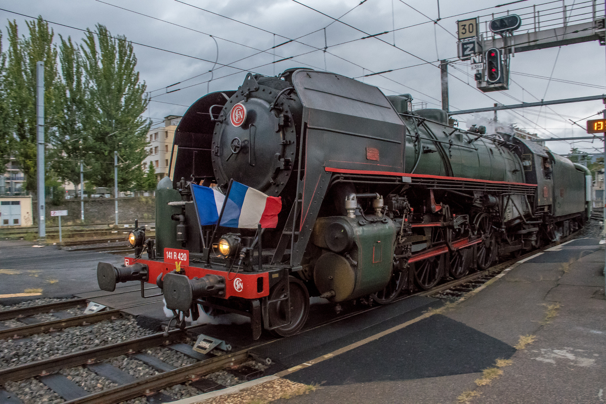 Nikon D500 sample photo. Steam train 141r420 photography