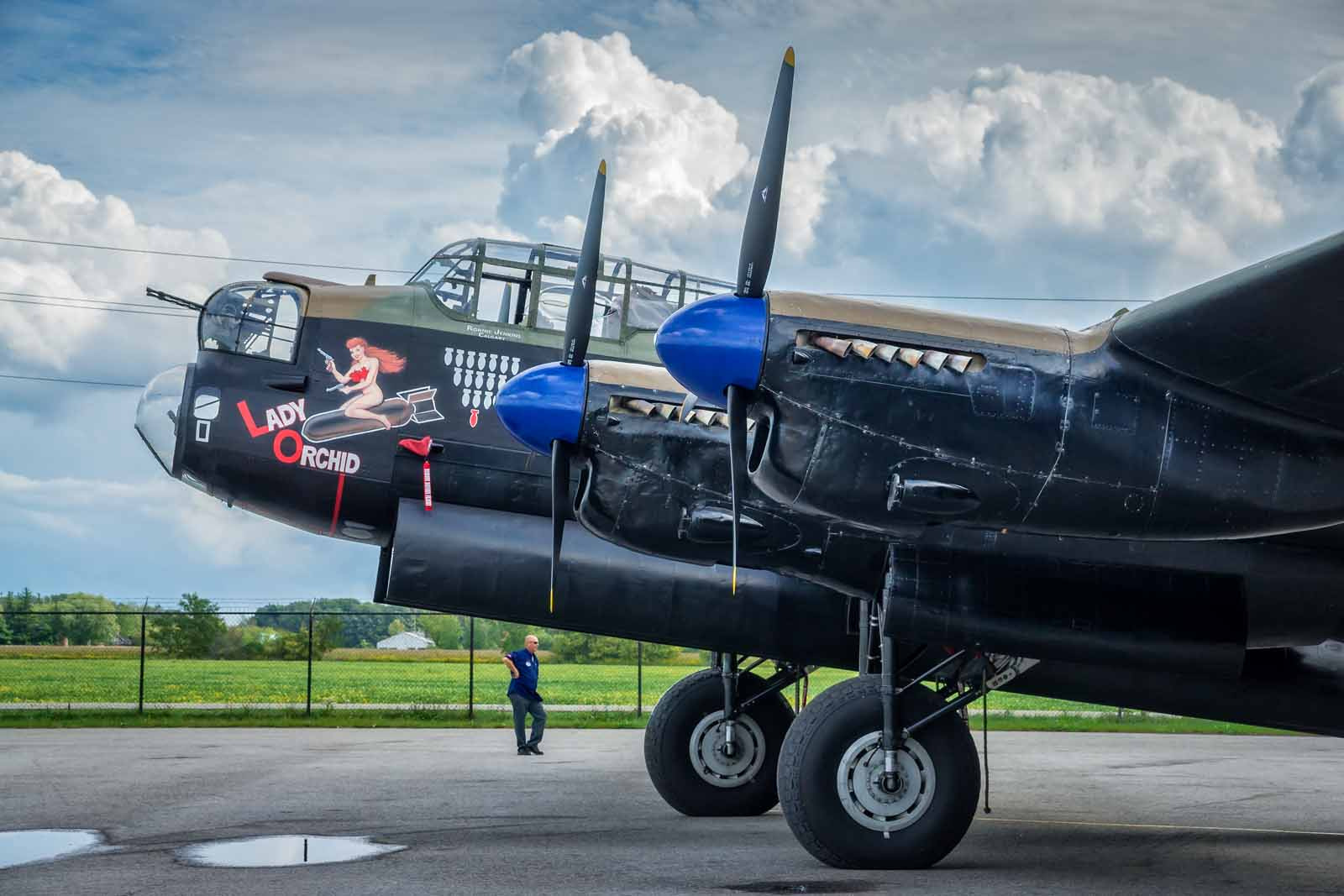 Sony Alpha DSLR-A500 sample photo. The lancaster bomber photography