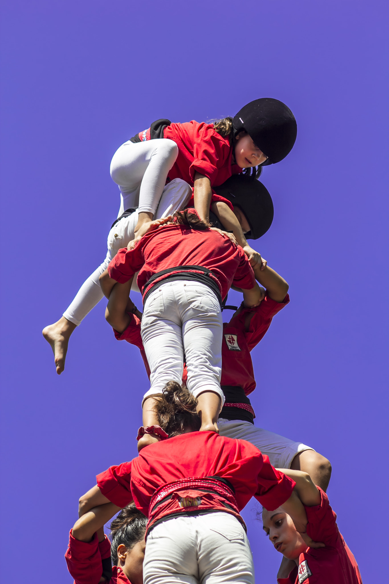 Canon EOS 60D + Canon EF 100mm F2.8 Macro USM sample photo. Castellers de barcelona photography