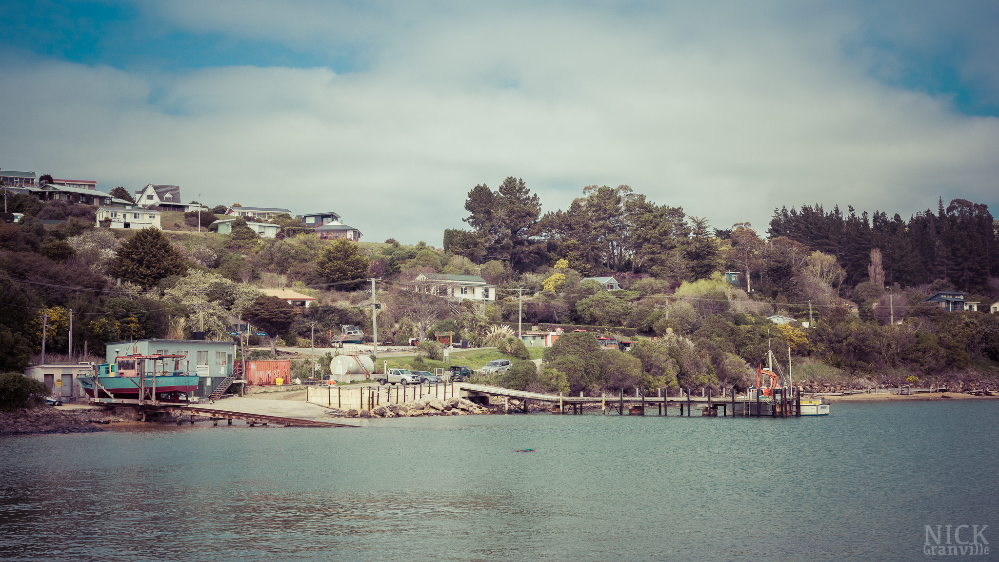 Sony a7R + Sony FE 50mm F1.8 sample photo. Moeraki fishing village, nz. photography