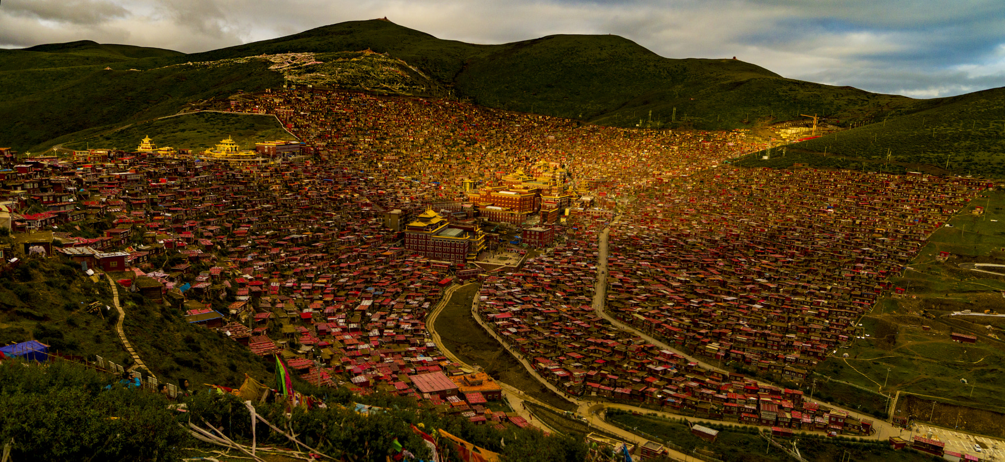 Sony SLT-A99V sample photo. Serthar buddhist institute photography