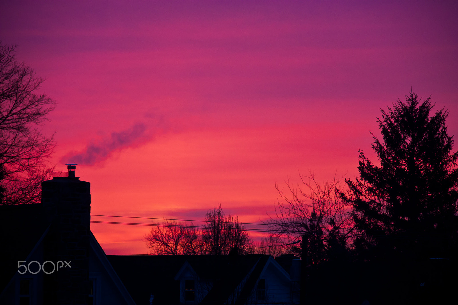 Canon EOS 450D (EOS Rebel XSi / EOS Kiss X2) sample photo. Red sunset photography