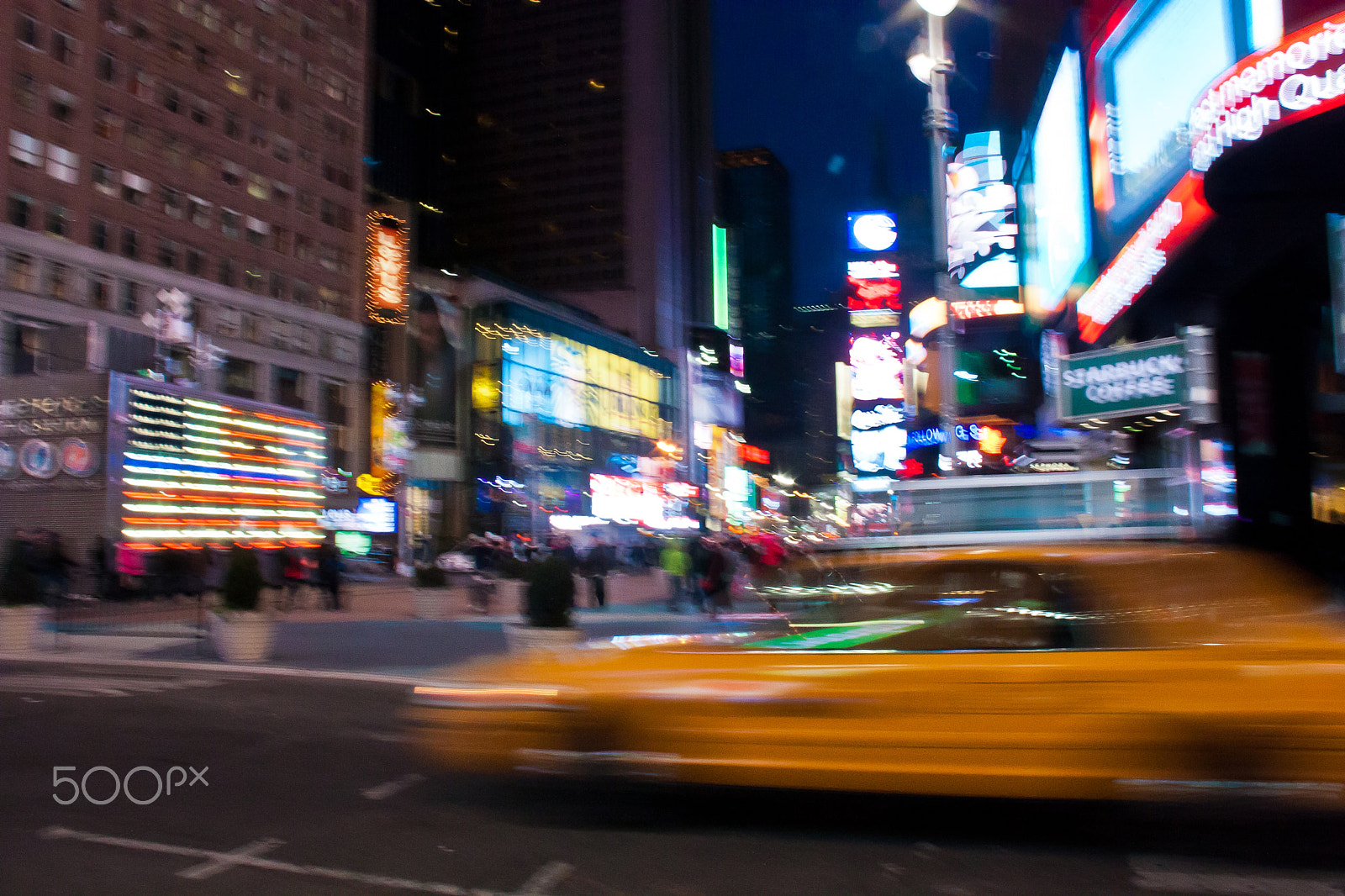 Canon EOS 450D (EOS Rebel XSi / EOS Kiss X2) sample photo. Blurry taxi photography