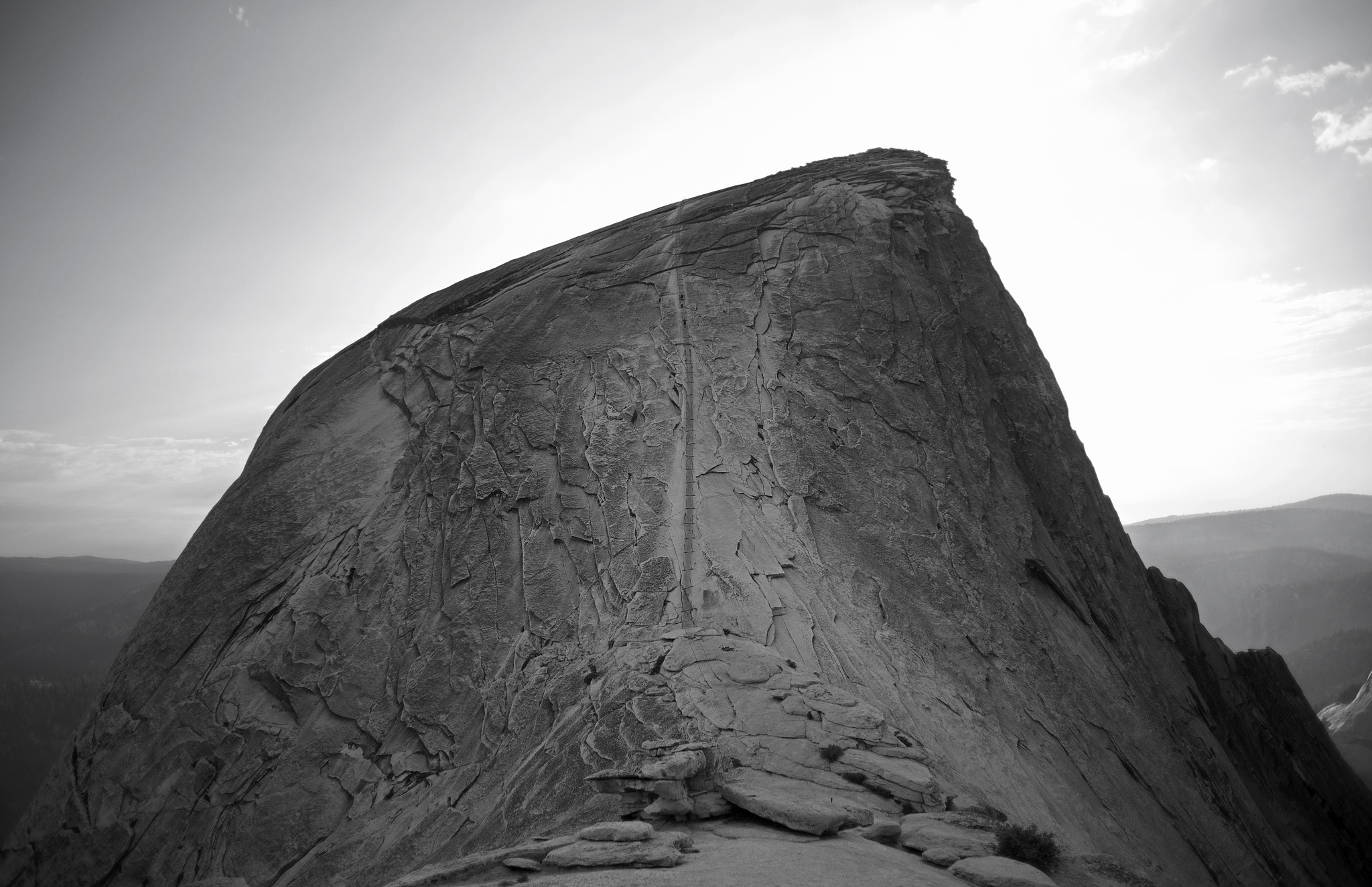 Nikon D800E sample photo. Dark half dome photography