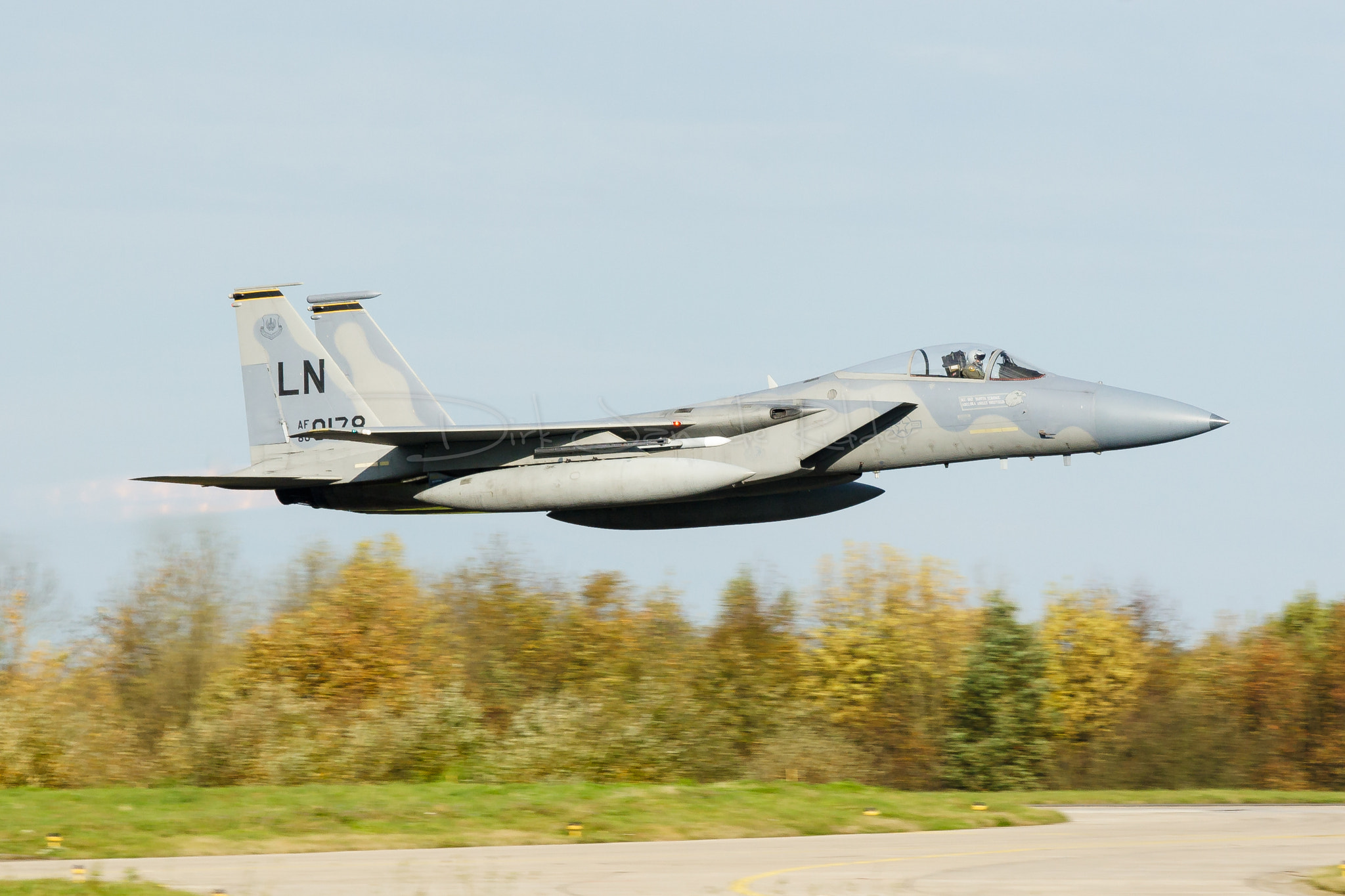 Canon EOS 20D sample photo. United states air force f-15c eagle 86-0178 photography
