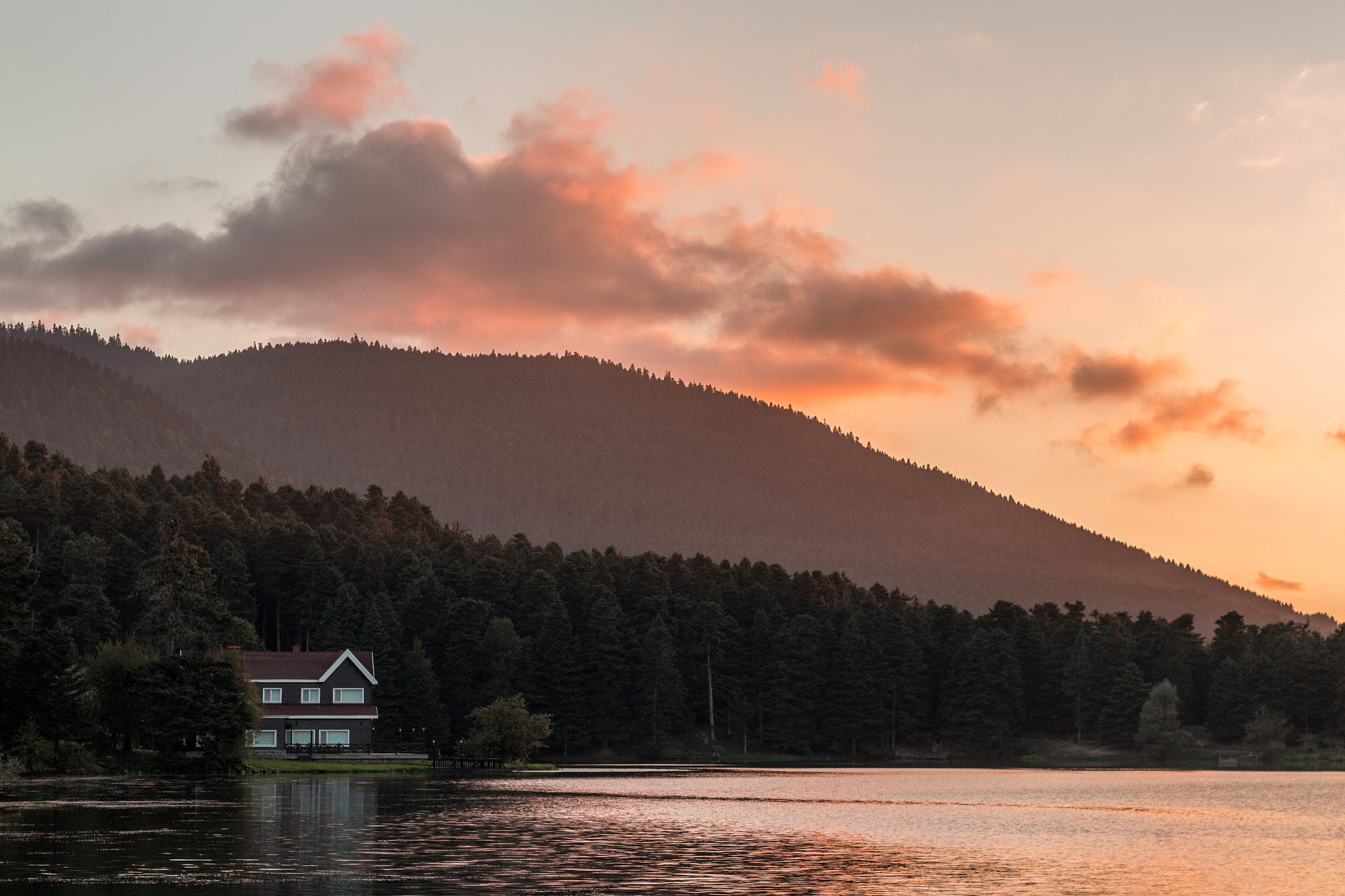 Canon EOS M + Canon EF 50mm F1.8 II sample photo. Sunset in golcuk photography