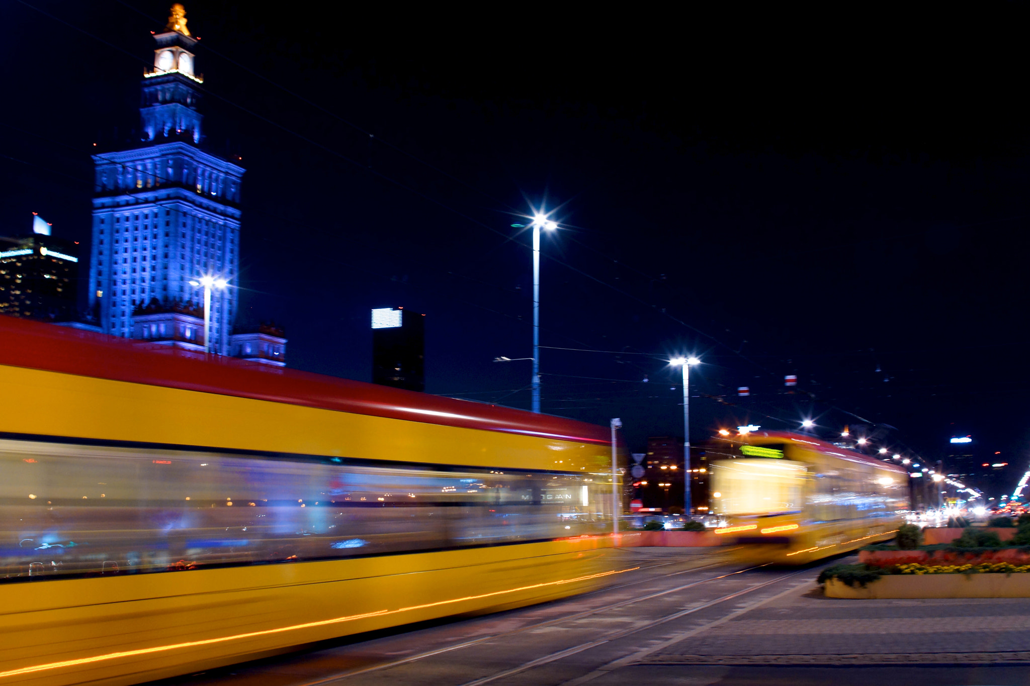 Sony SLT-A65 (SLT-A65V) + Sigma 28-105mm F2.8-4 Aspherical sample photo. Lights in the warsaw photography
