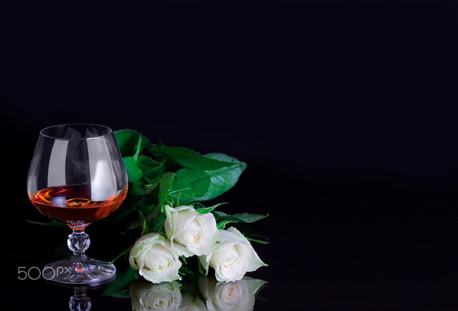 Canon EF 100mm F2.8 Macro USM sample photo. Glass and rose. alcohol and flower. photography