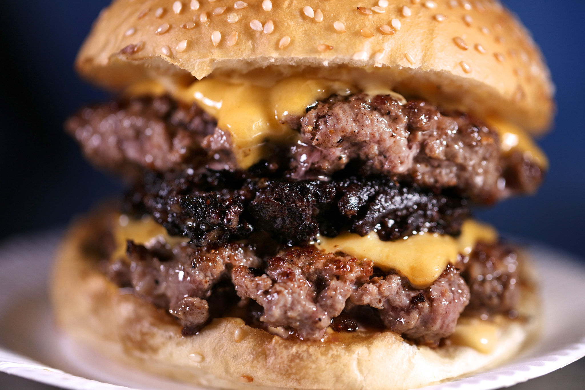 Canon EF 100mm F2.8L Macro IS USM sample photo. Bleaker black @ bleeker street burger photography