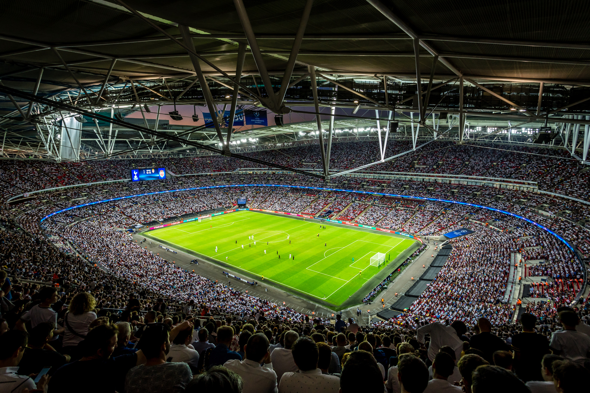 Sony a7 II + Canon EF 17-40mm F4L USM sample photo. Spurs at wembley photography