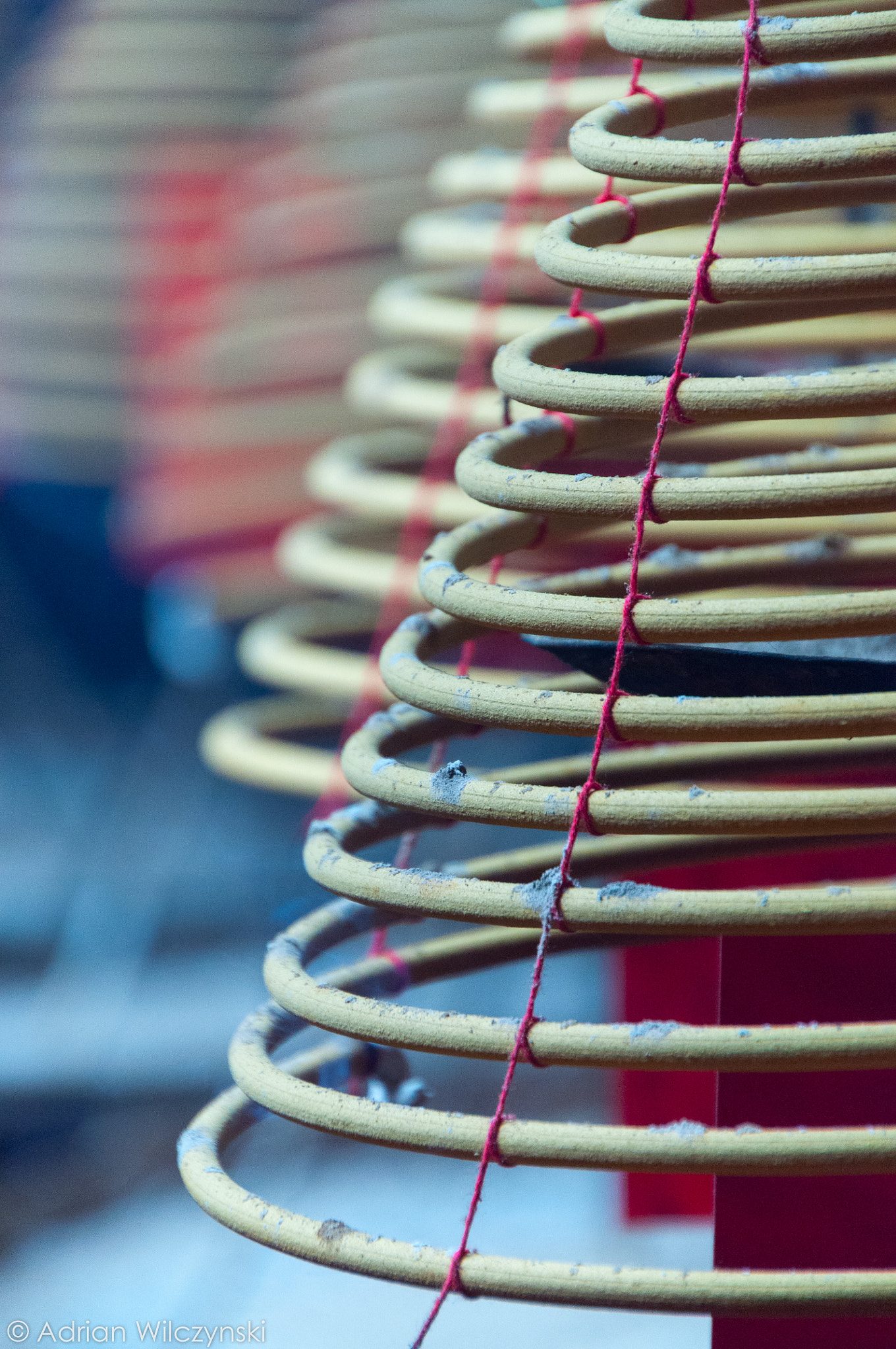 Nikon D5000 sample photo. Spiral incense photography