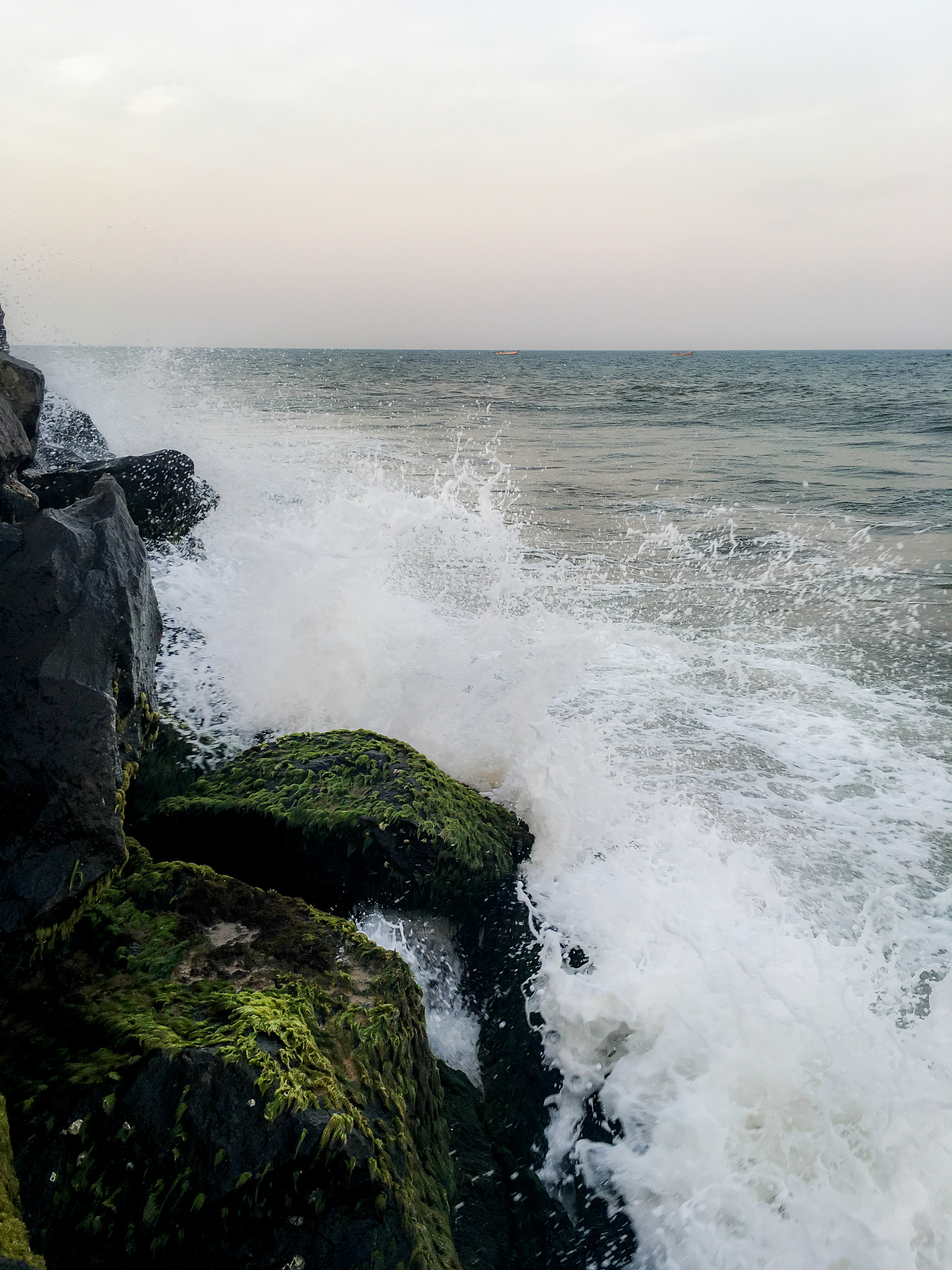 iPad Pro back camera 4.15mm f/2.2 sample photo. Beach waves photography