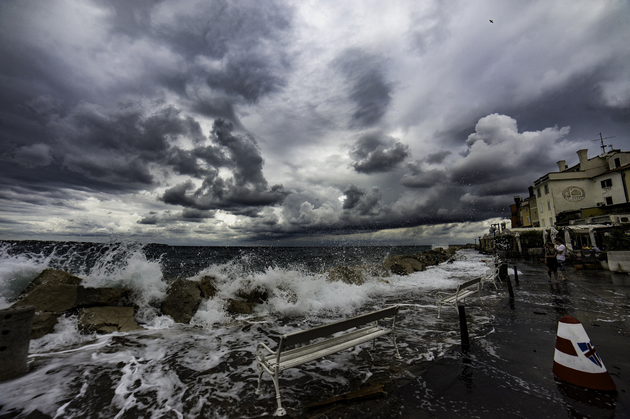 Nikon Df sample photo. Sea storm photography