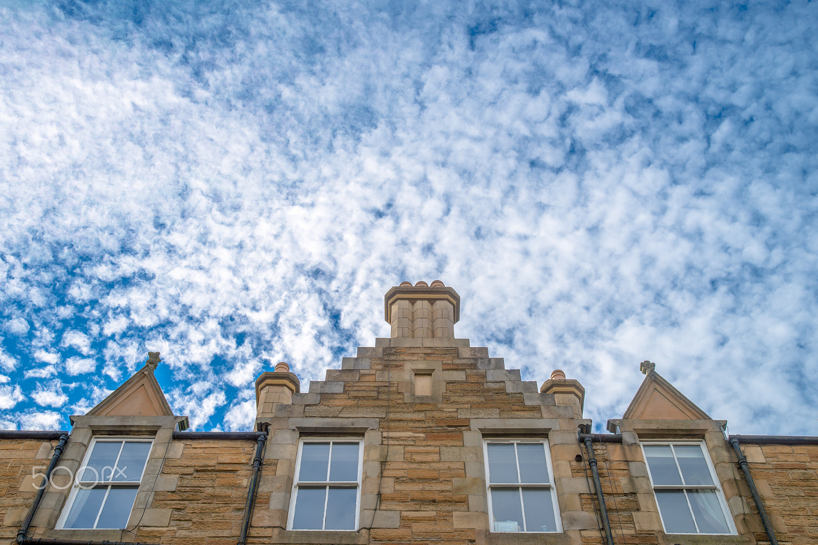 Nikon D600 + Sigma 24-60mm F2.8 EX DG sample photo. Edinburgh residential building under cloudy sky photography