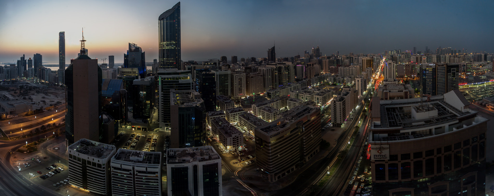 Canon EOS 100D (EOS Rebel SL1 / EOS Kiss X7) + Sigma 10-20mm F4-5.6 EX DC HSM sample photo. Downtown abu dhabi photography