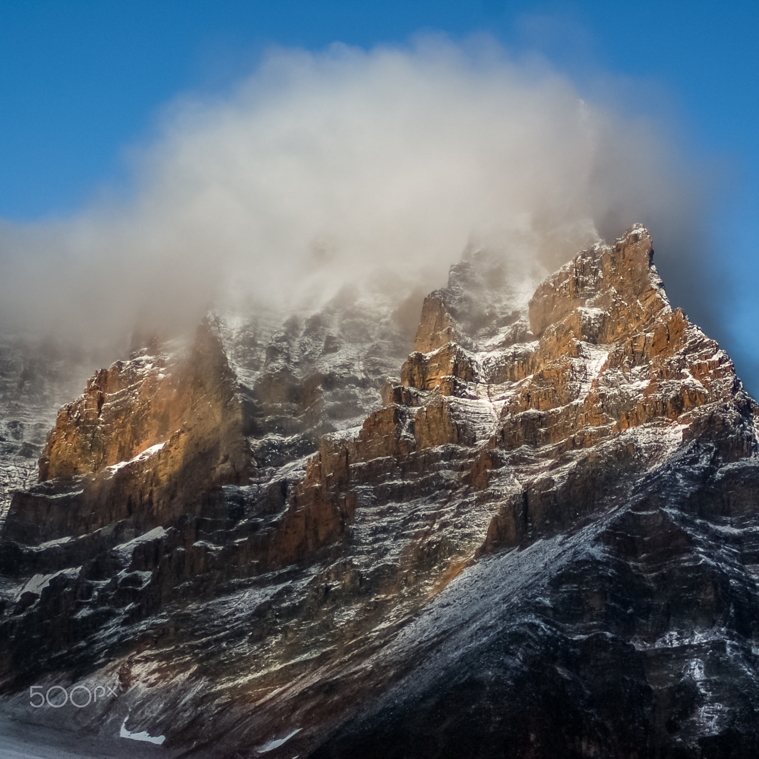 Nikon D50 sample photo. Mckeith spur of mount edith cavell photography