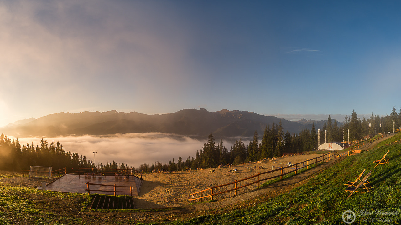 Samyang 14mm F2.8 ED AS IF UMC sample photo. Zakopane and tatra mountains during golden hour. photography