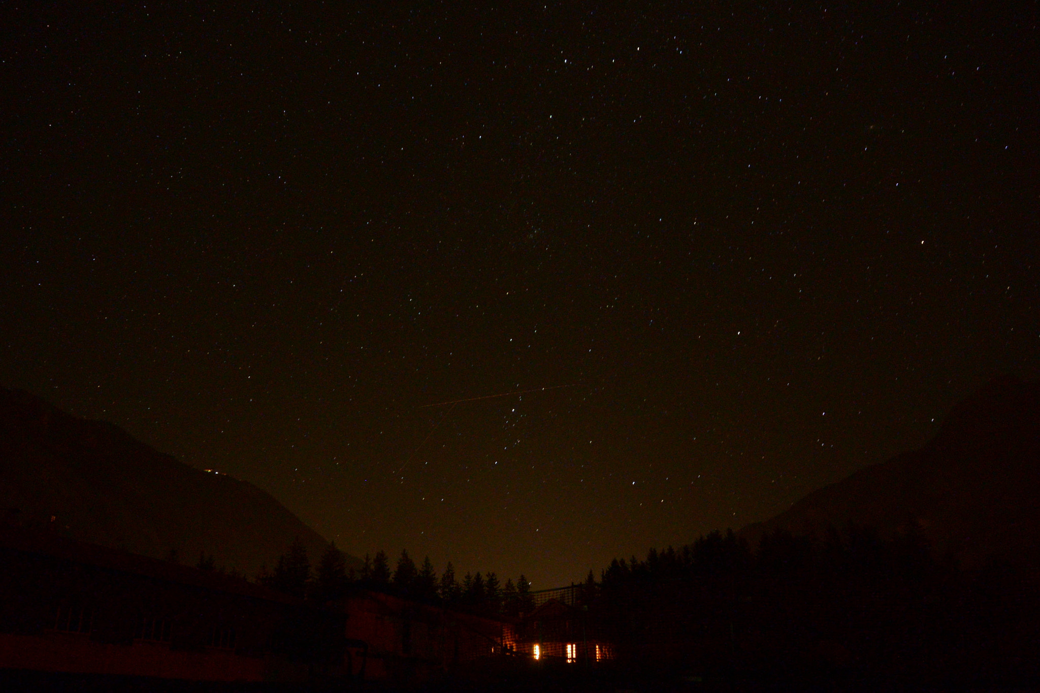 Nikon 1 J3 sample photo. Nightsky in the alps photography