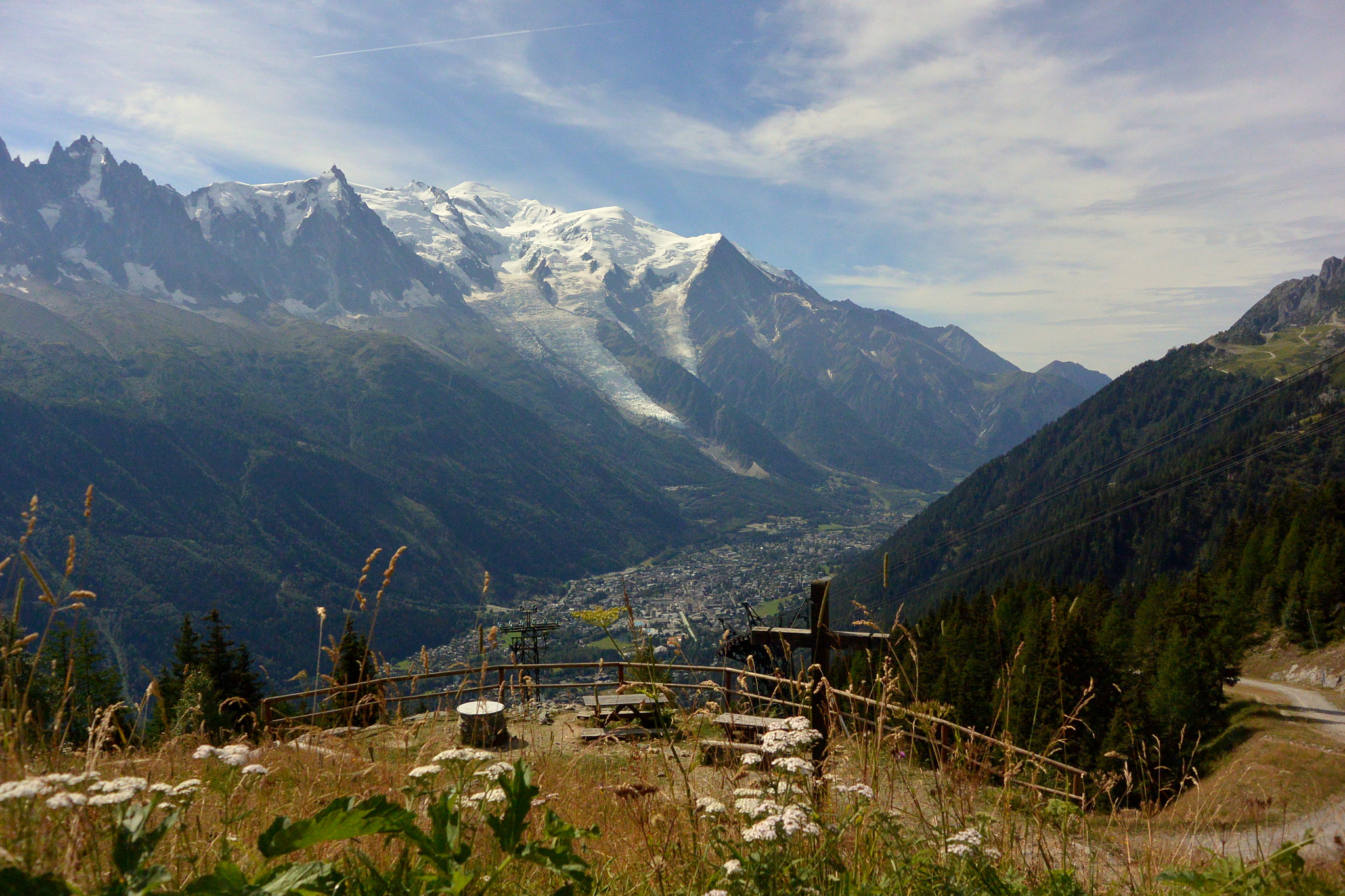 Nikon 1 J3 sample photo. View of mont blanc photography