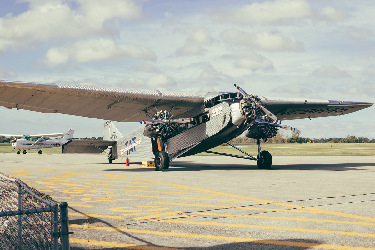 Canon EF 40mm F2.8 STM sample photo. Ford trimotor city of port clinton photography