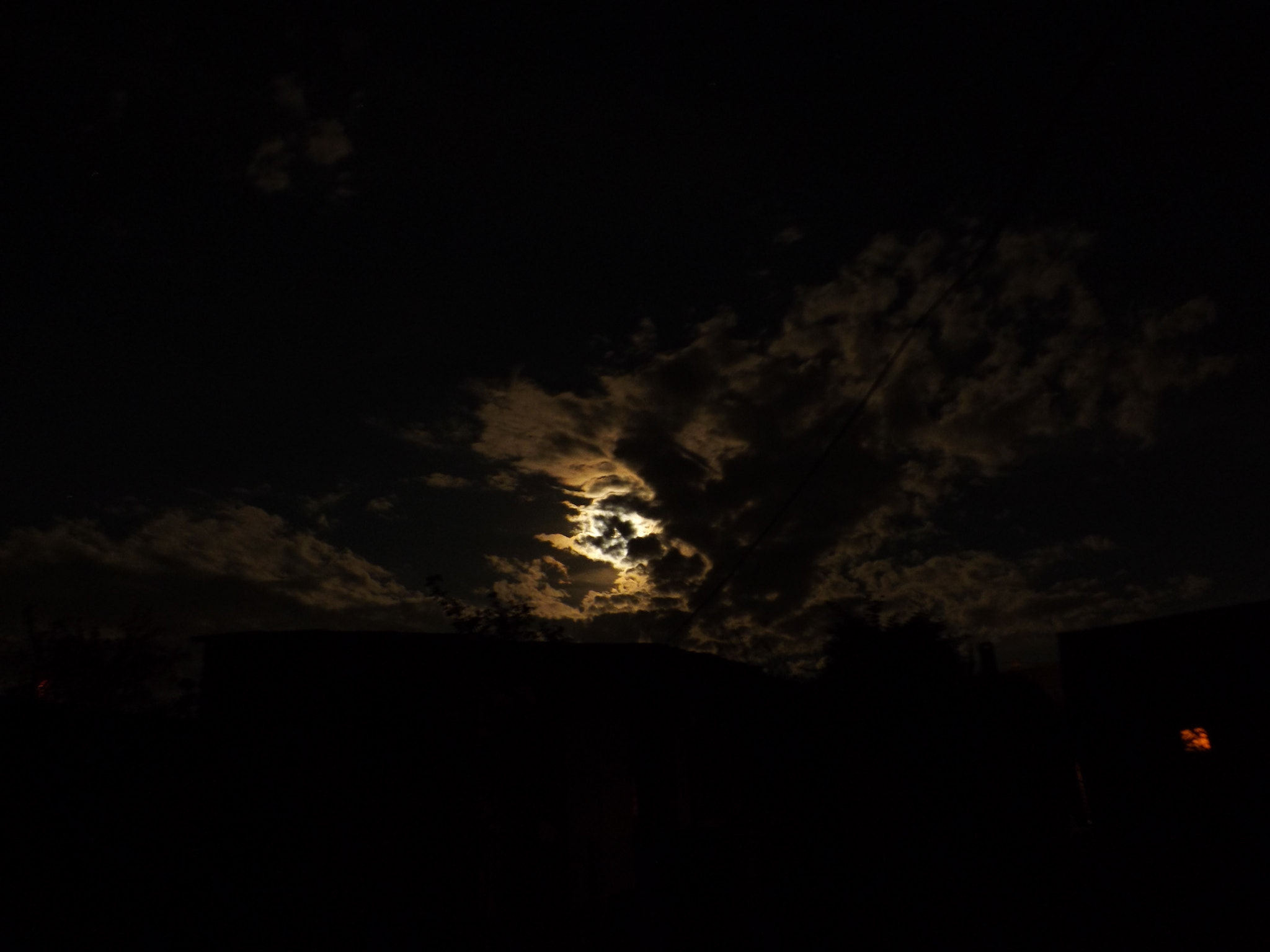 Fujifilm FinePix SL300 sample photo. Hidden moon photography
