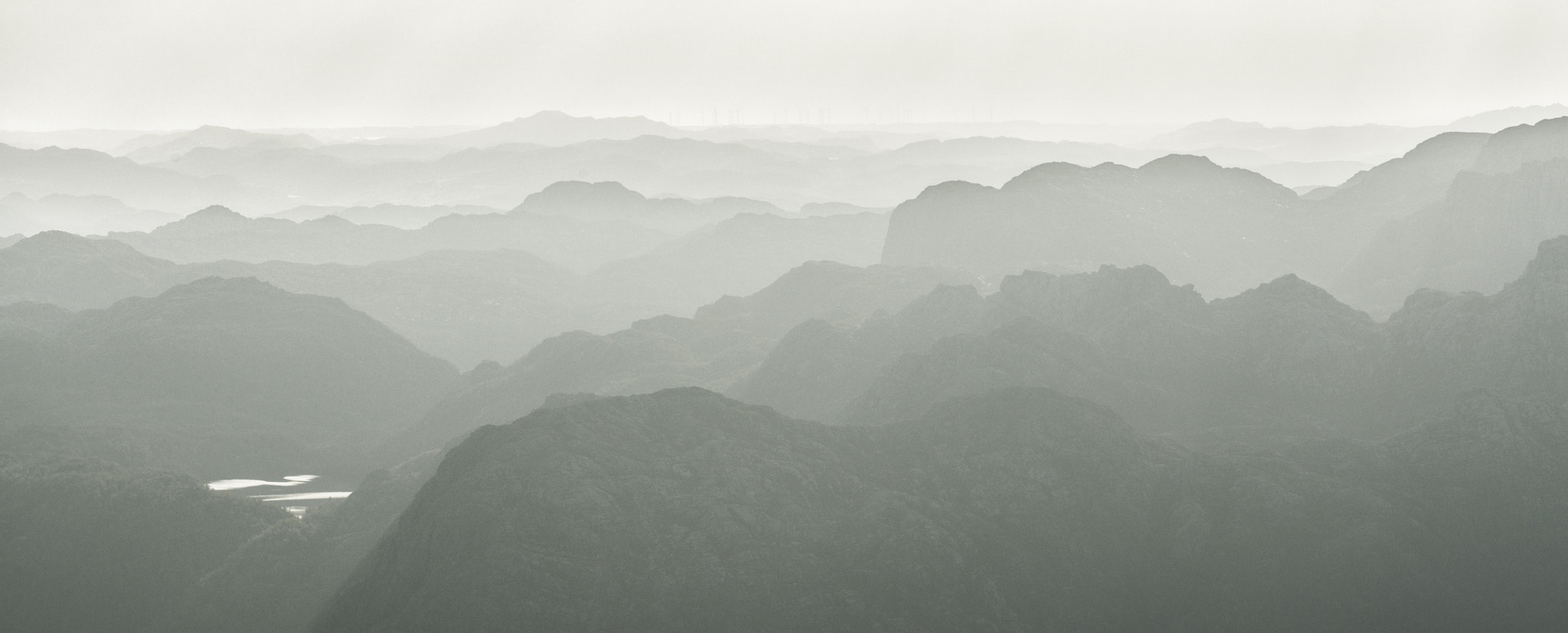 Nikon D800 + Sigma 150mm F2.8 EX DG OS Macro HSM sample photo. Foggy landscape photography