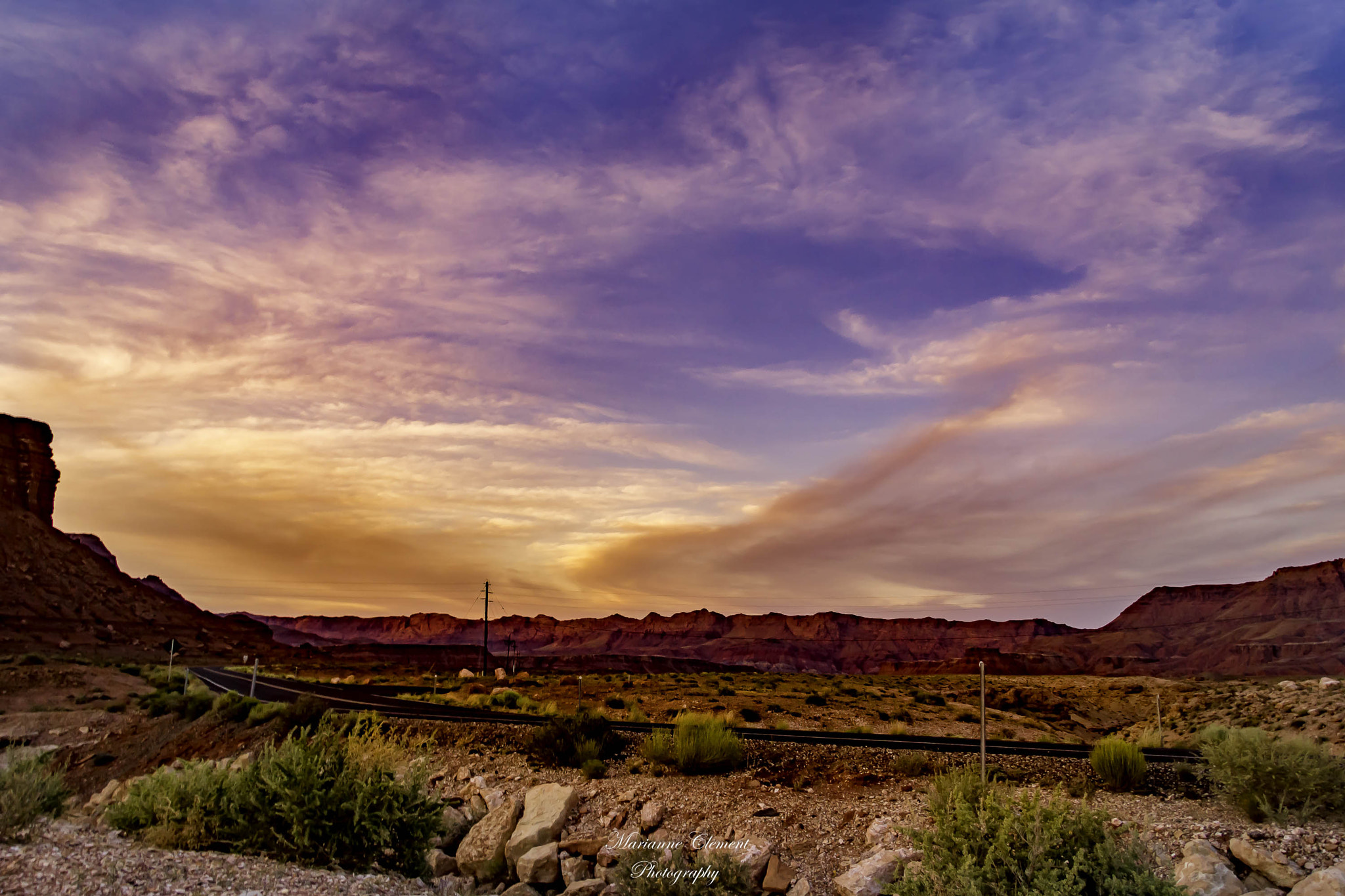 Canon EF-S 17-85mm F4-5.6 IS USM sample photo. Sunset at marble canyon photography