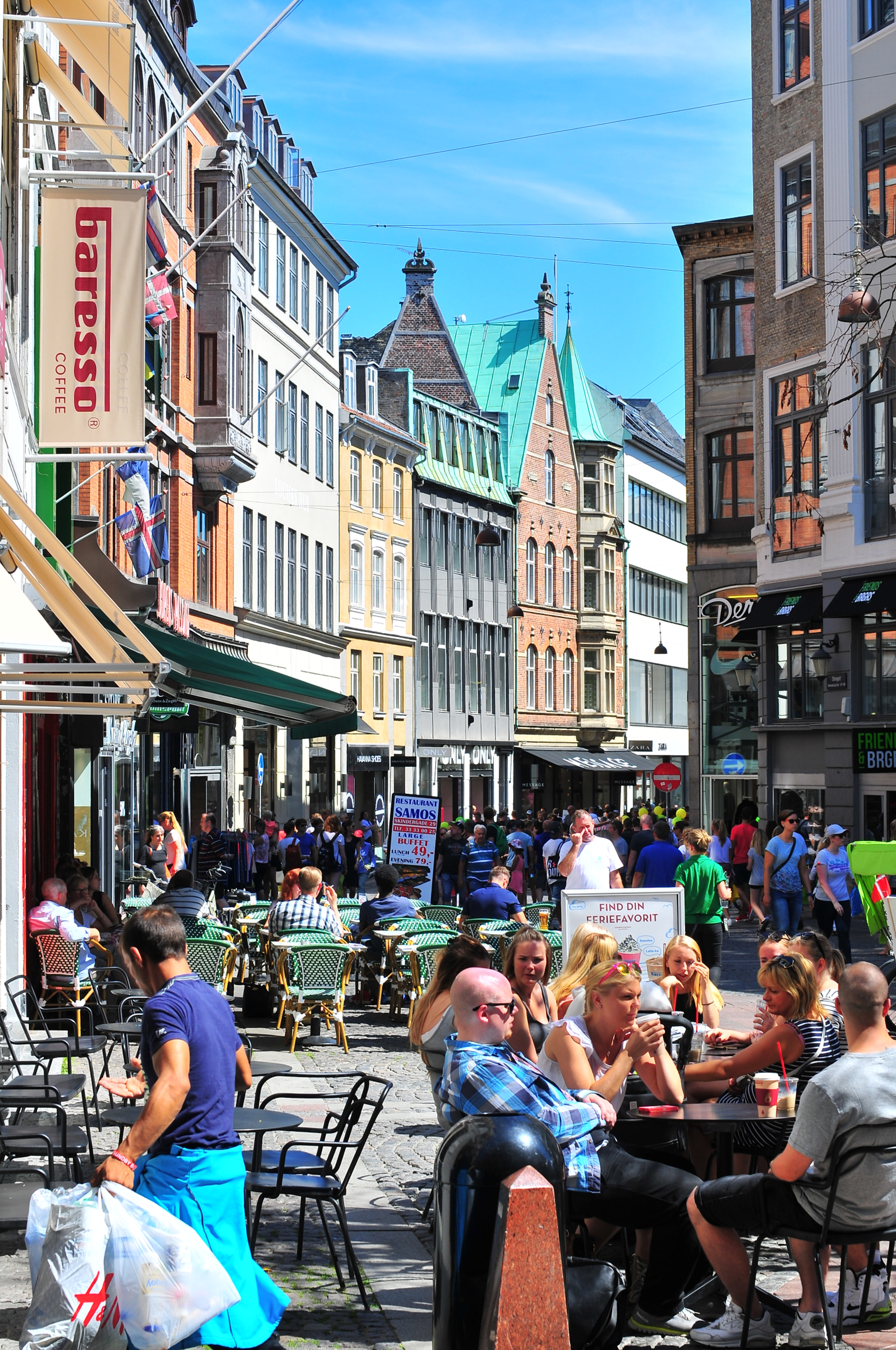 Nikon D300 + Sigma 50mm F1.4 EX DG HSM sample photo. Copenhagen pedestrian street photography