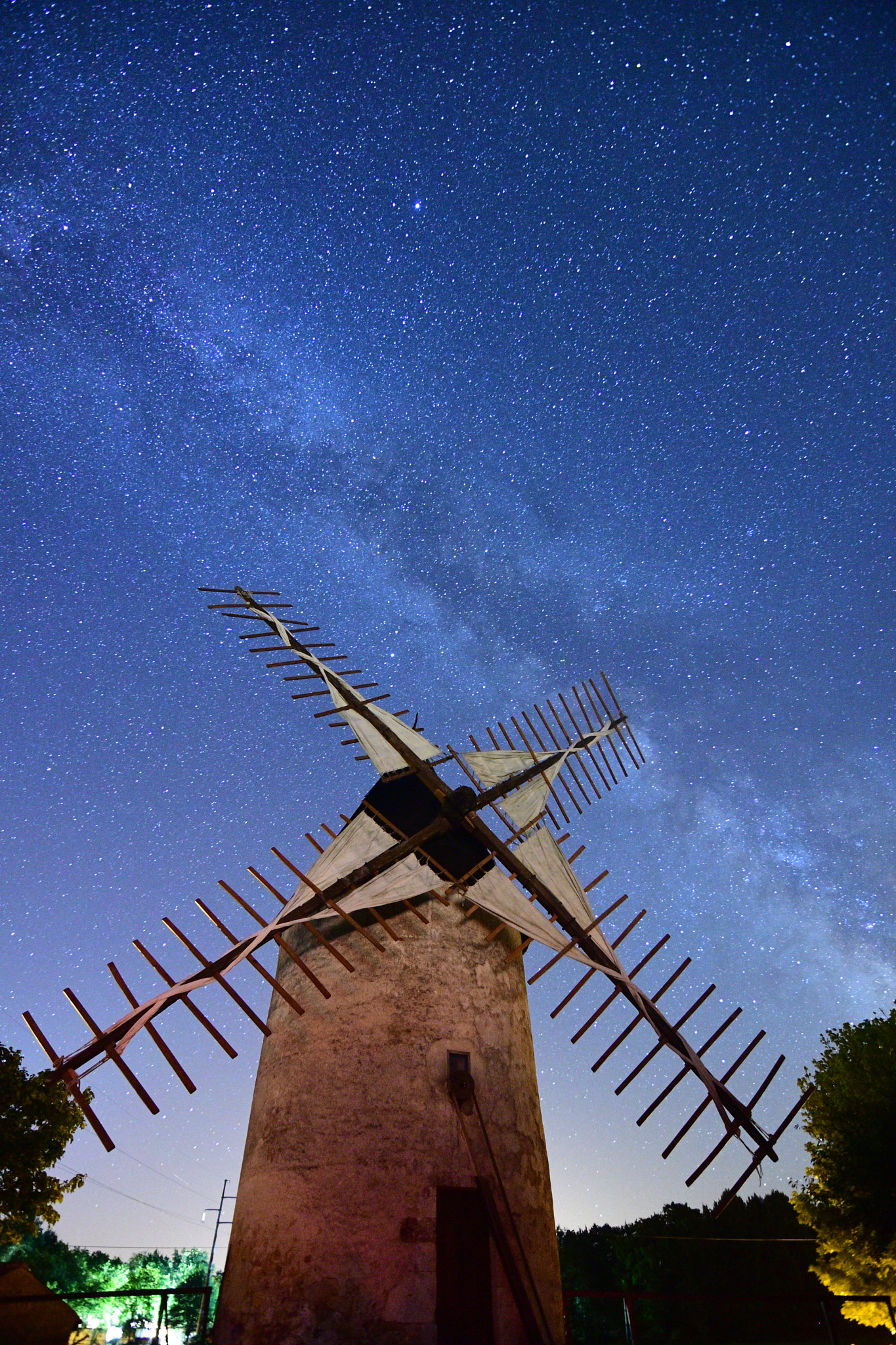 Nikon D500 sample photo. Old mill and milky way photography