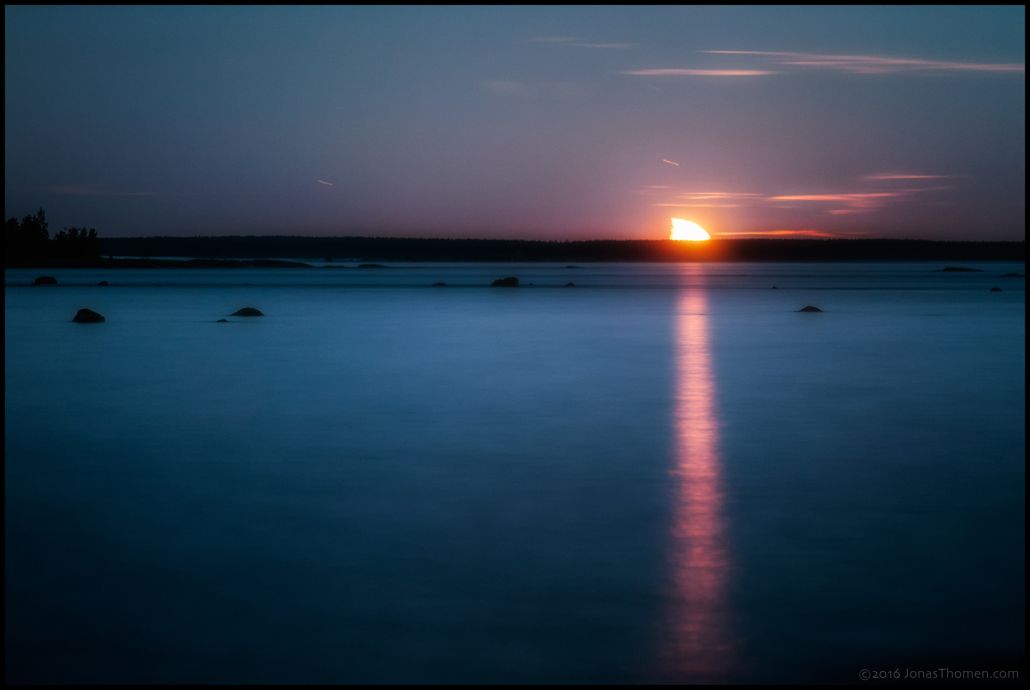 Sigma 150mm F2.8 EX DG Macro HSM sample photo. Moonset photography