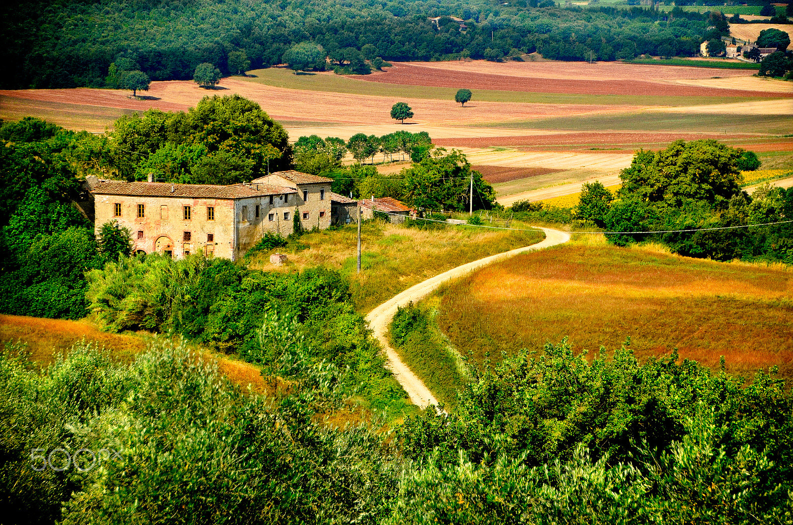 Nikon D5100 + Nikon PC-E Nikkor 24mm F3.5D ED Tilt-Shift sample photo. Tuscan views photography