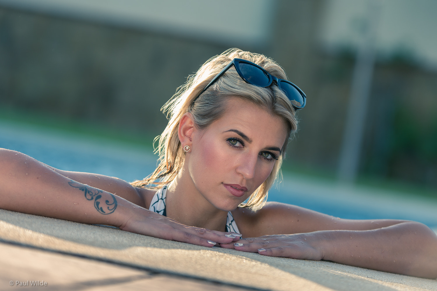 Sigma 70-200mm F2.8 EX DG OS HSM sample photo. Lauren poolside photography