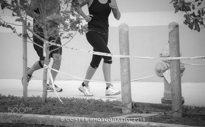 Canon EF 70-200mm F2.8L IS USM sample photo. Runners copy photography