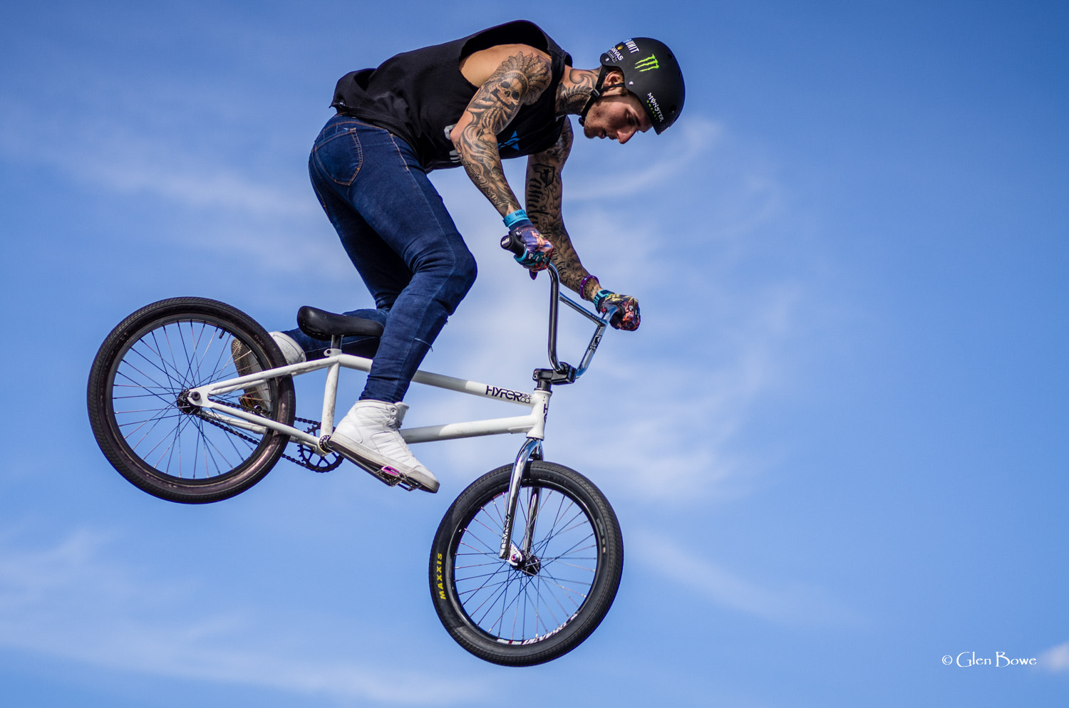 Pentax smc D-FA 100mm F2.8 Macro WR sample photo. Bmx rider 1 of 2 photography