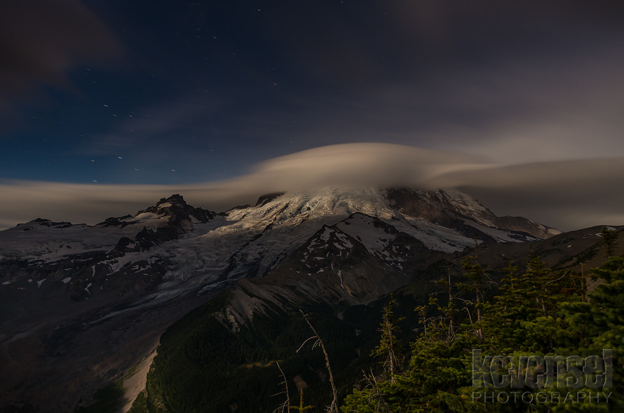 Pentax K-5 II sample photo. Moon mountain photography