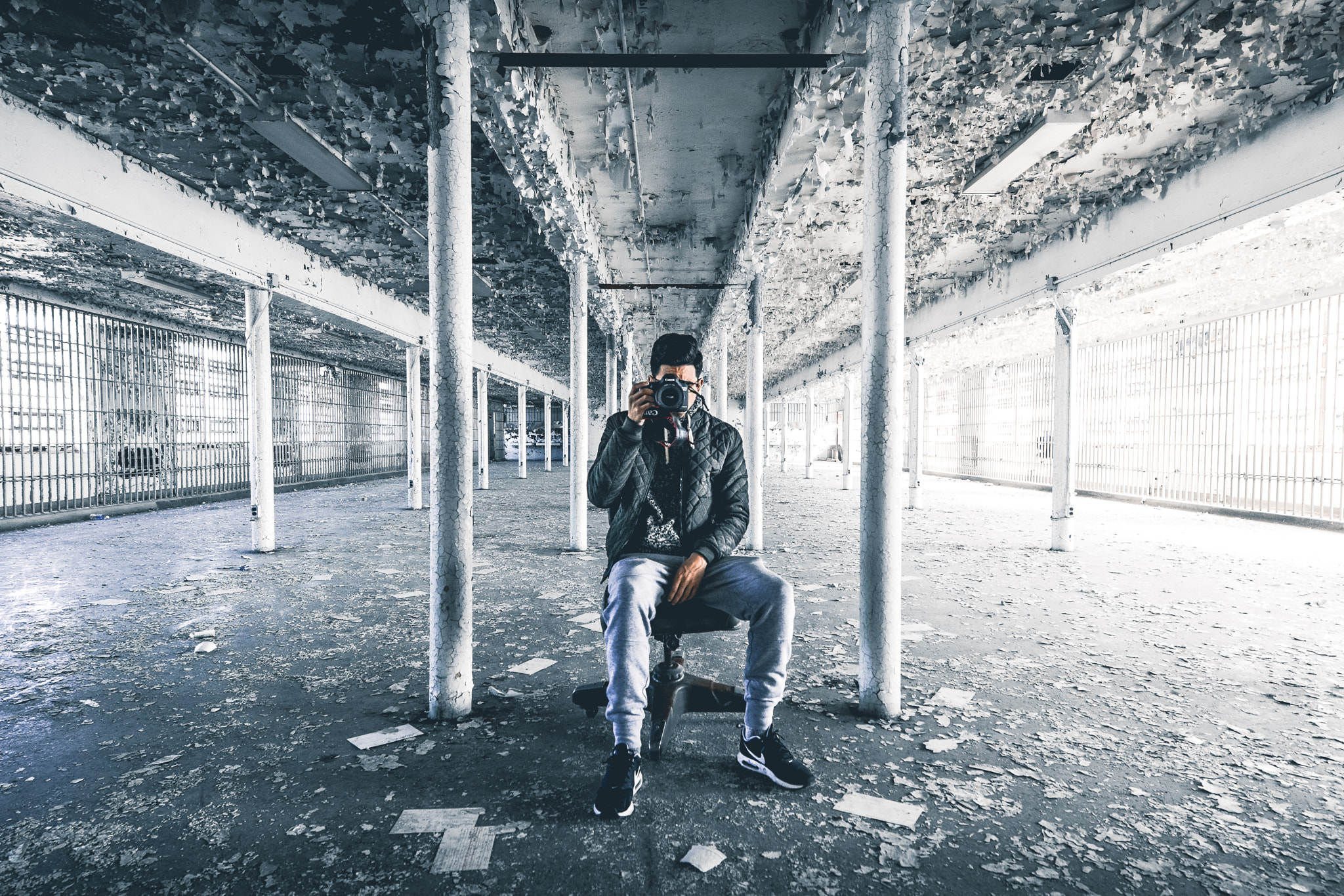 Nikon AF-S Nikkor 14-24mm F2.8G ED sample photo. Detroit jail photography