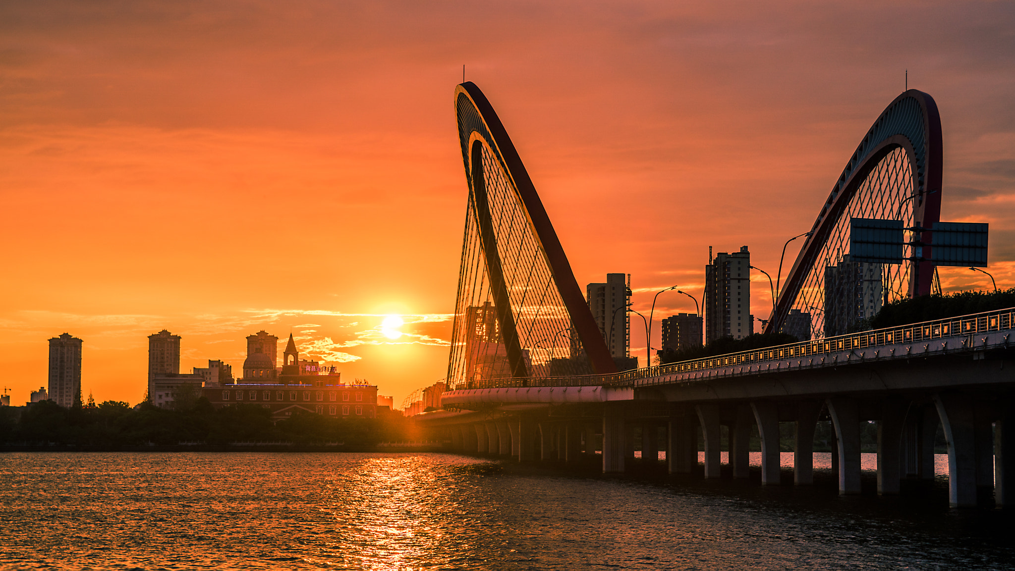 Sony ILCA-77M2 + 17-50mm F2.8 sample photo. The bridge of ai'xi hu lack photography