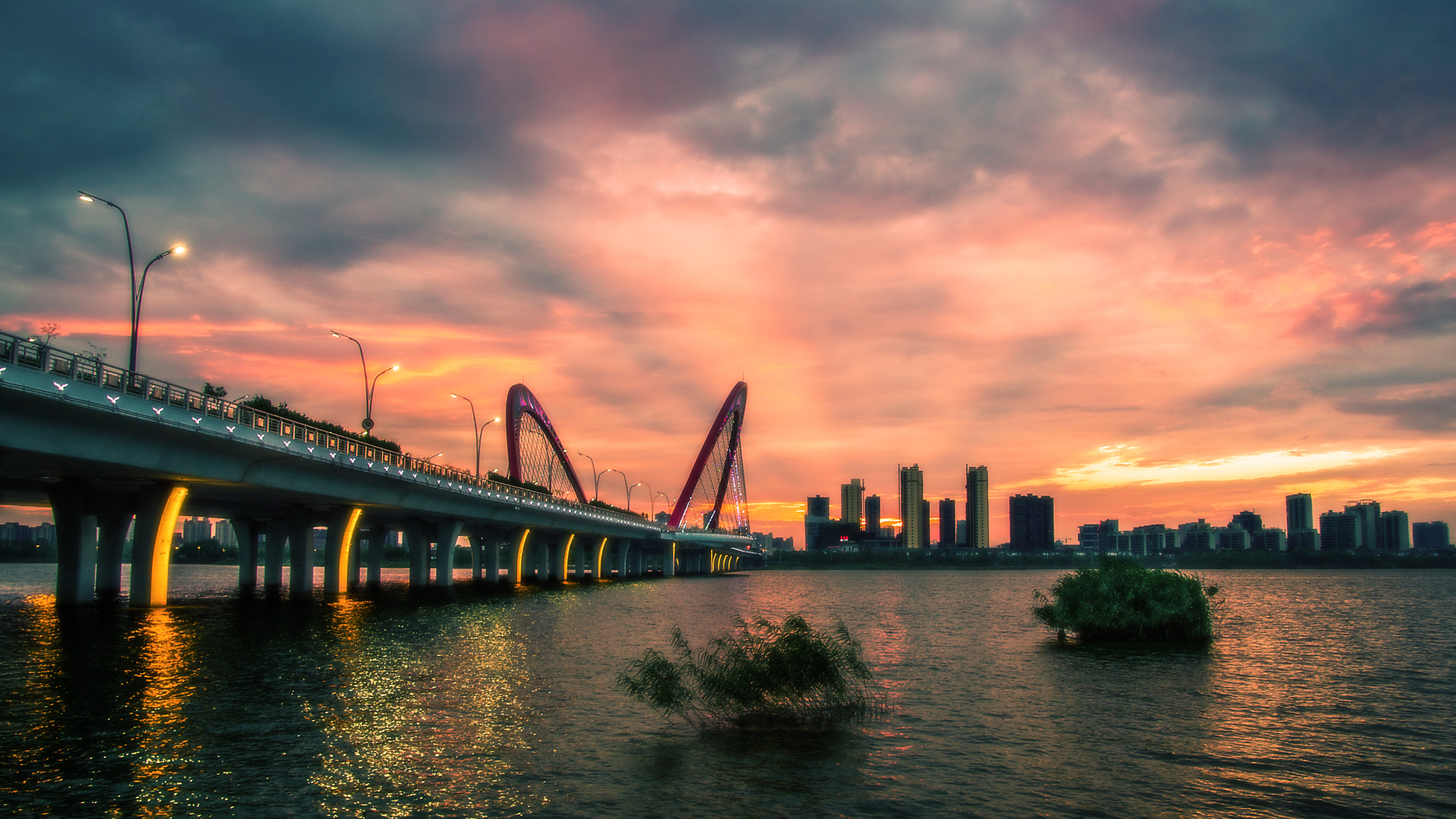 Sony ILCA-77M2 + 17-50mm F2.8 sample photo. The bridge of ai'xi hu lack photography