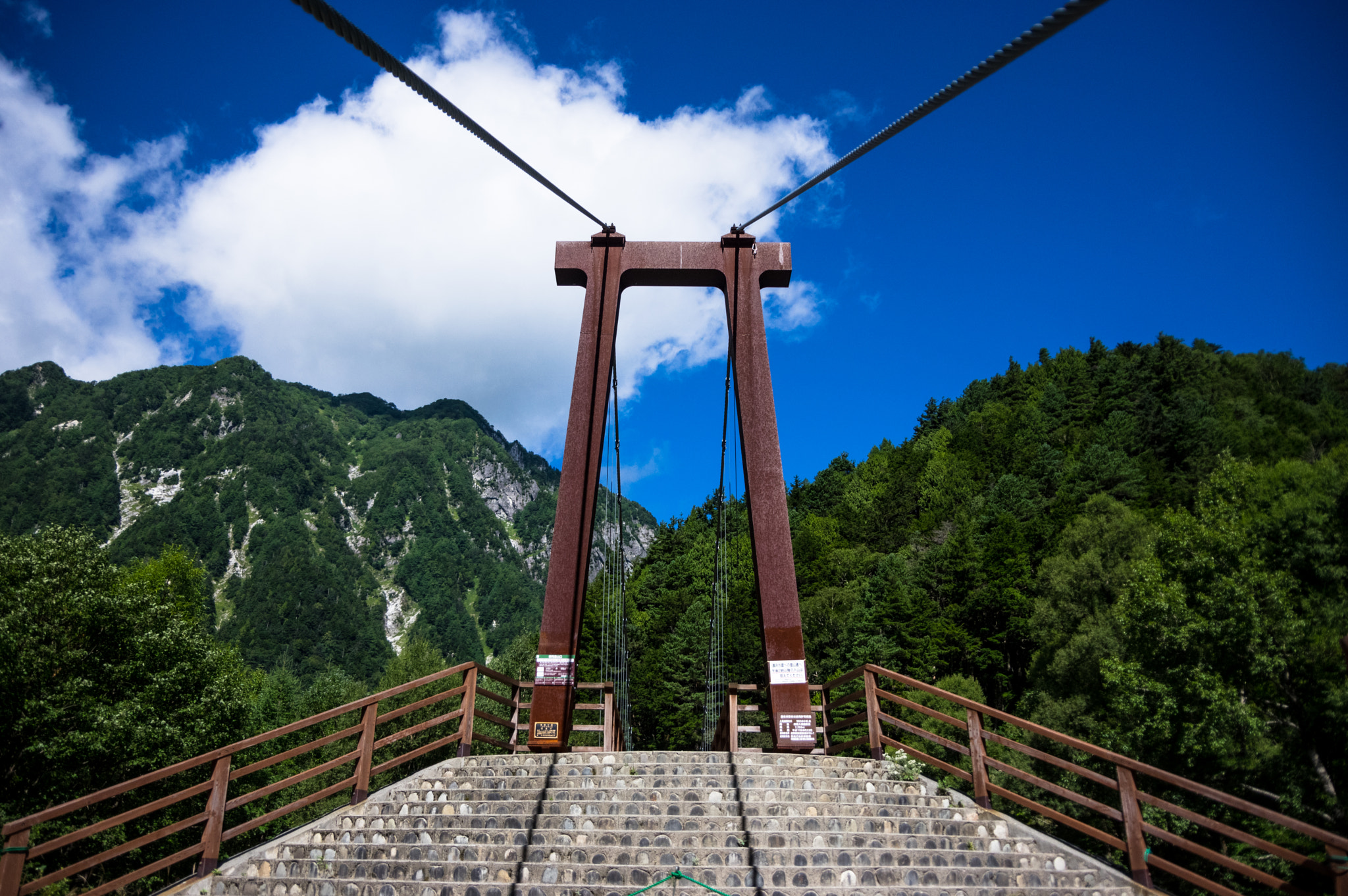 Pentax K-3 II sample photo. Bridge to mountain photography