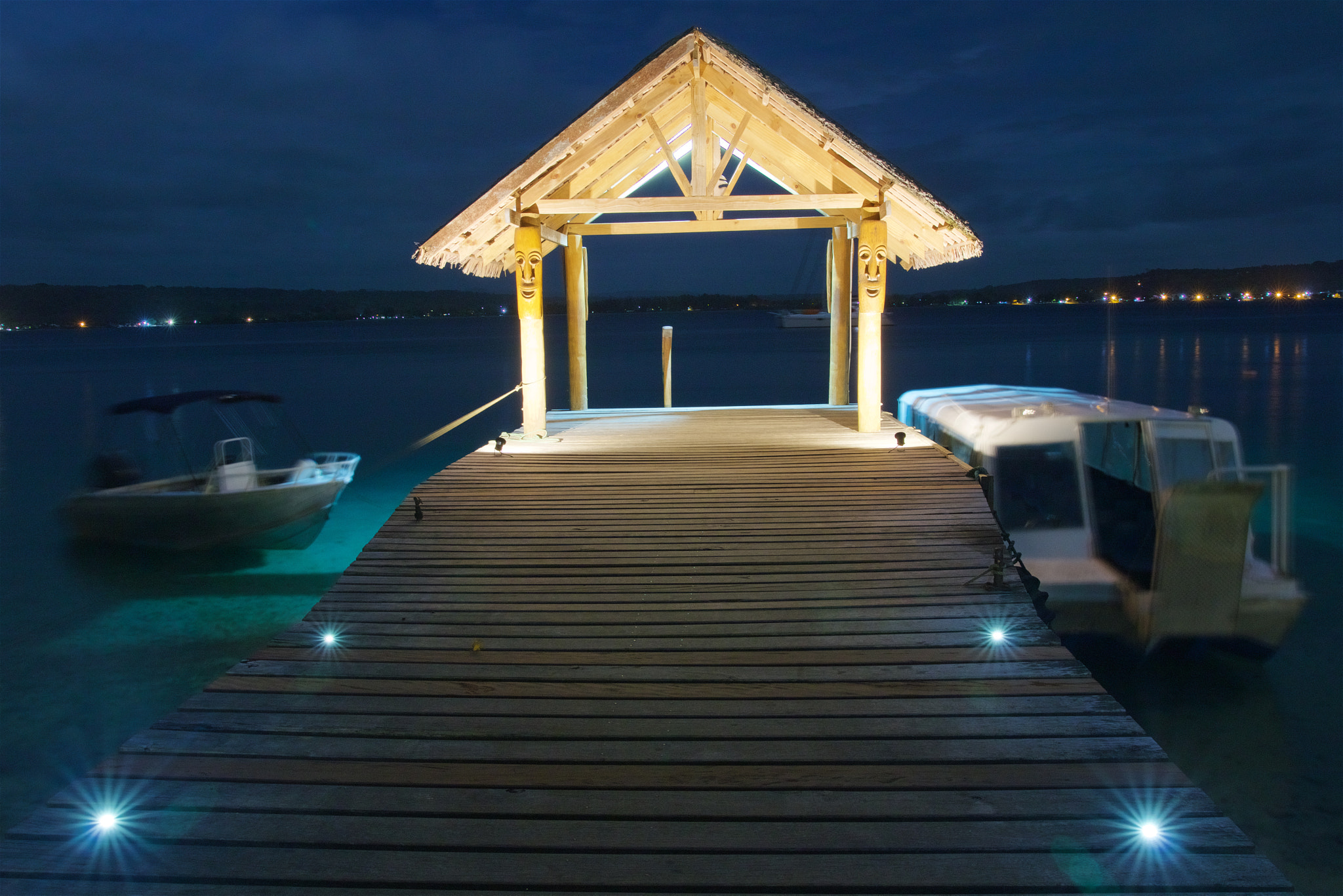 Sigma 18-35mm f/1.8 DC HSM sample photo. Night pier photography