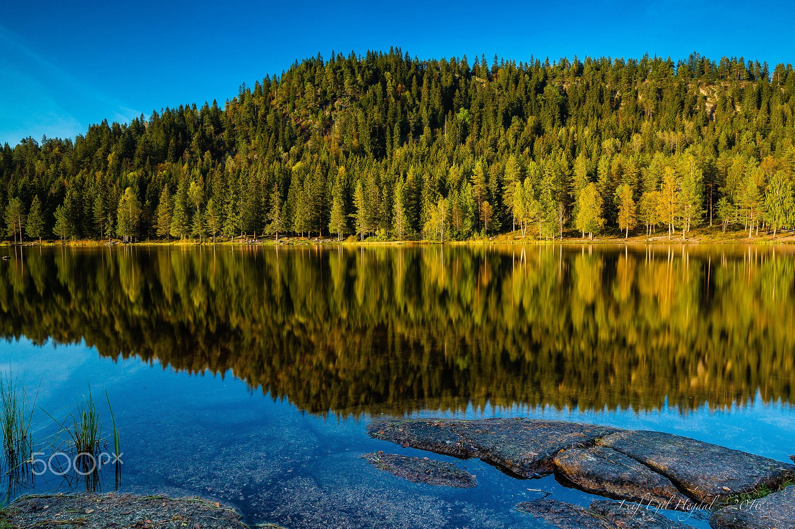 Canon EF 16-35mm F4L IS USM sample photo. Autumn lake photography