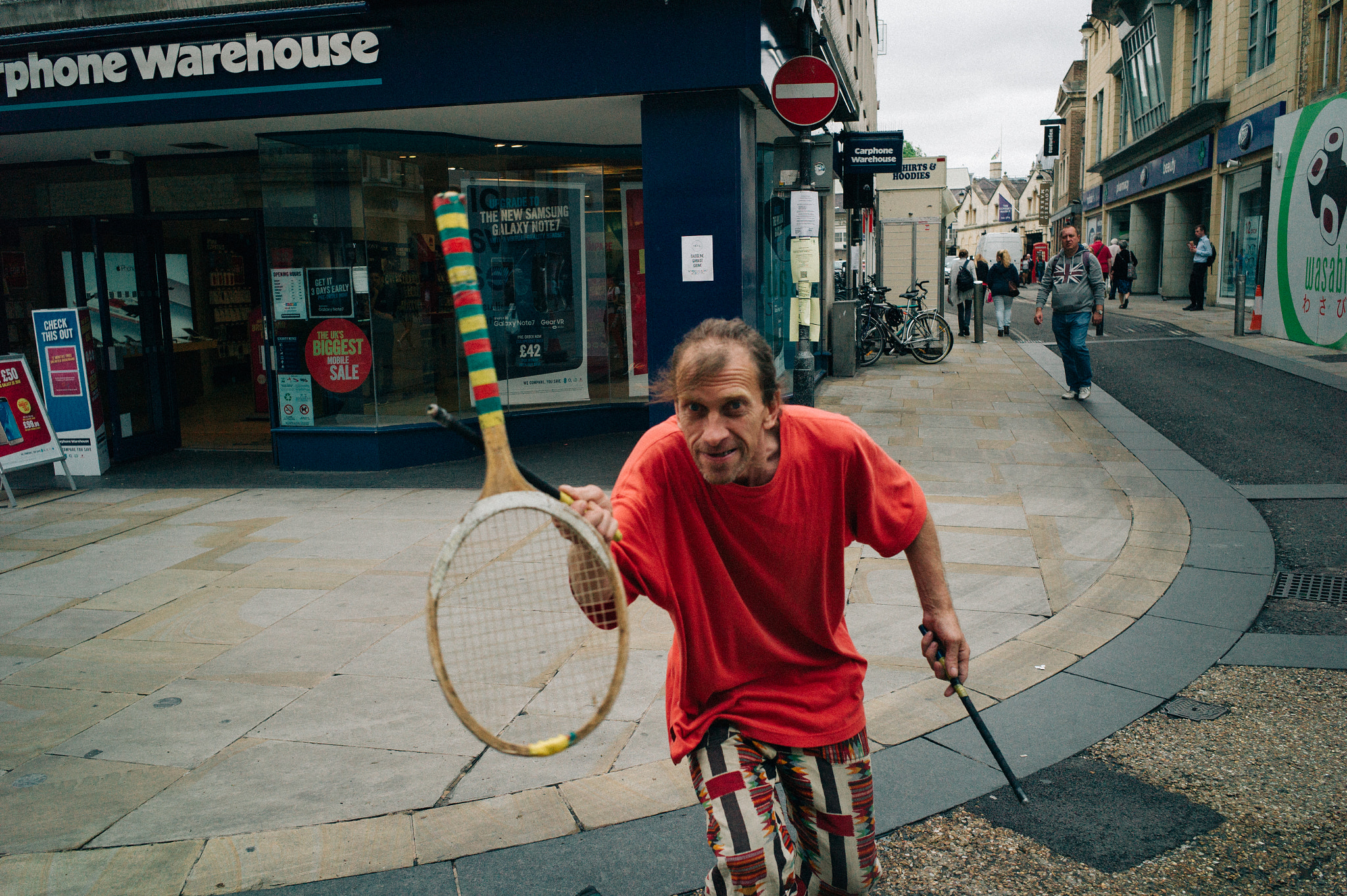Leica Elmarit-M 28mm F2.8 ASPH sample photo. Busker in the oxford photography