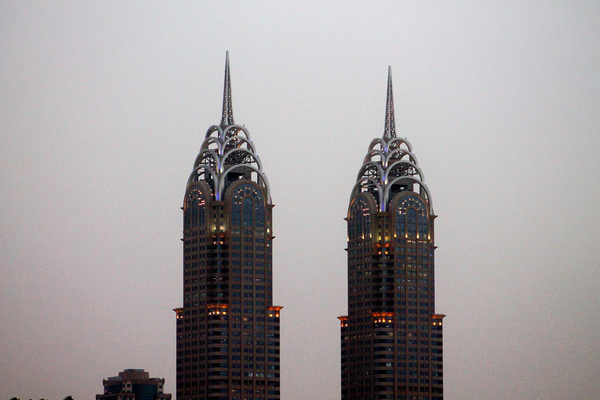 Canon EOS 1100D (EOS Rebel T3 / EOS Kiss X50) sample photo. Al kazim twin towers in media city dubai 53 floors 265 m photography