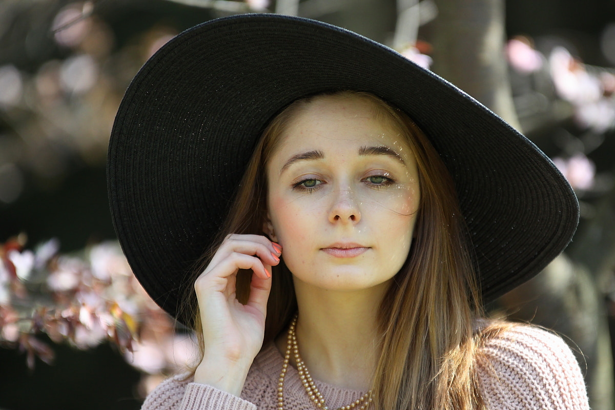 Canon 70-200mm sample photo. Леди Сакура! photography