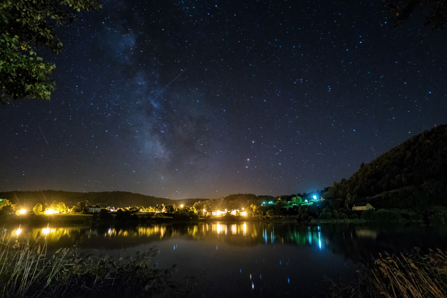 Olympus OM-D E-M5 II + OLYMPUS M.9-18mm F4.0-5.6 sample photo. Starry night. photography