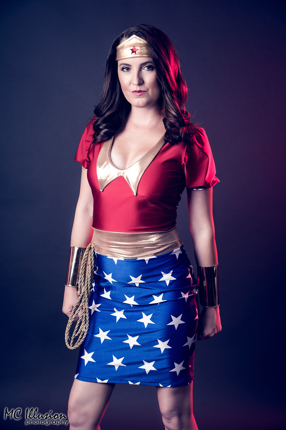 Sony a99 II sample photo. Pinup wonder woman photography